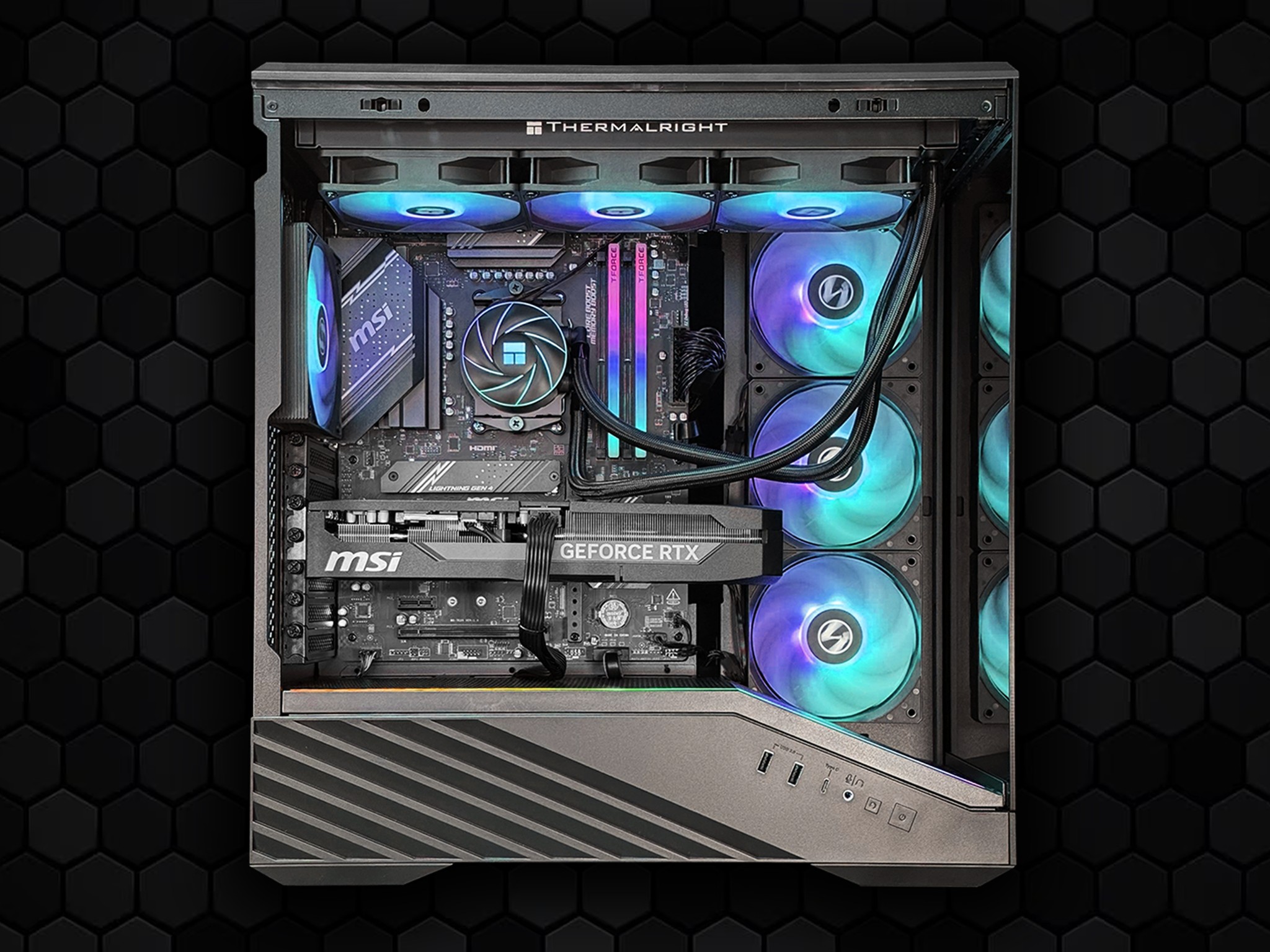 Core Ultra 7 265KF | RTX 5070 Ti 16GB | 32GB DDR5 (6000 MT/s) | 2TB SSD | 850W Gold PSU | AI Vector