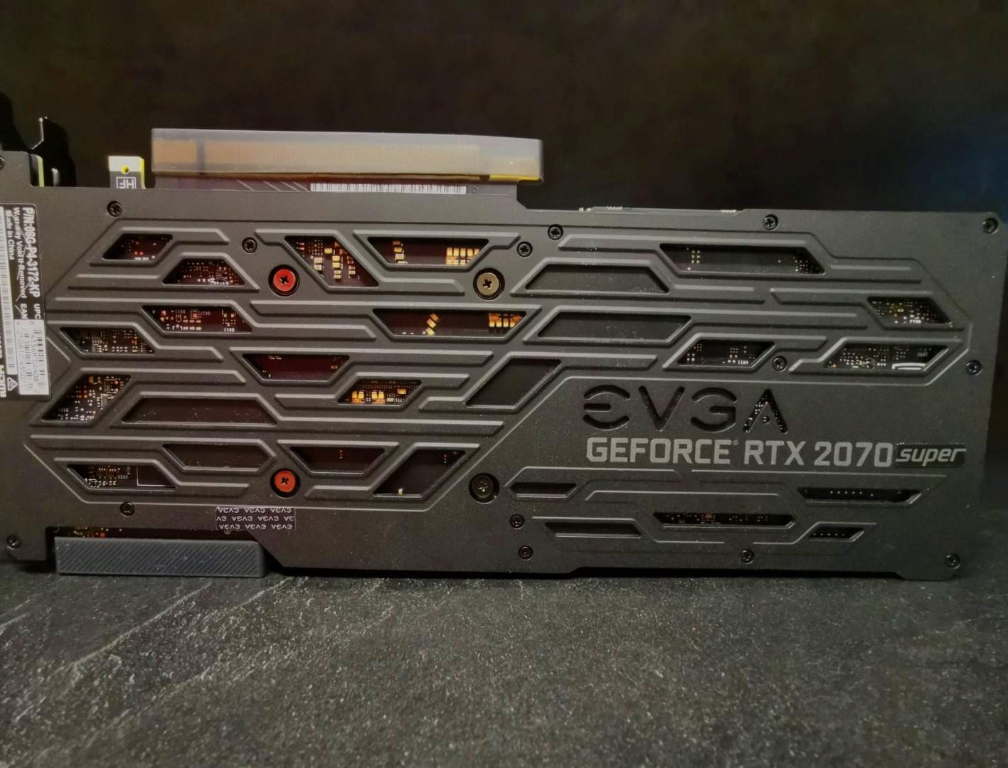 EVGA GeForce RTX 2070 Super XC Ultra Gaming, 8GB GDDR6, Dual HDB Fans, RGB LED, Metal Backplate