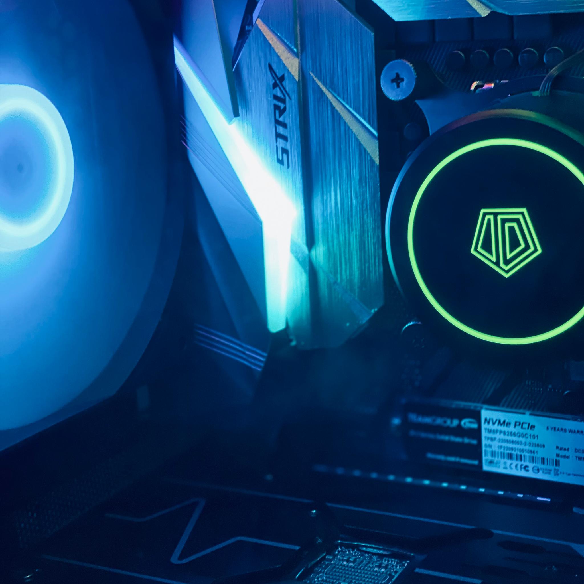 (Liquid Cooled) Intel 9th gen Gaming pc-16GB DDR4(XMP)-over 2TB storage-w/ (Activated)Windows 11 