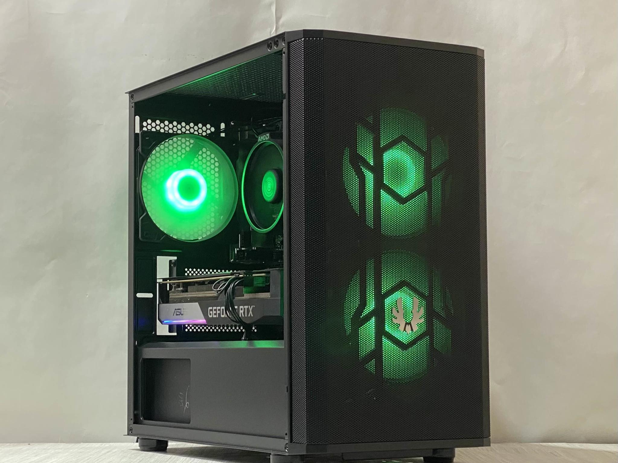 RTX 3060 Ti, Ryzen 5 5500, 16GB DDR4, 1TB NVMe SSD, WiFi - Custom Gaming PC