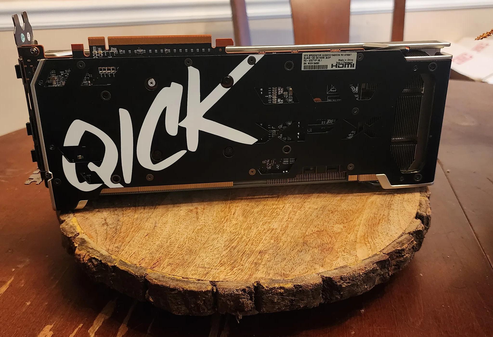 XFX SPEEDSTER QICK 319 AMD Radeon™ RX 6700 XT CORE Gaming Graphics Card with 12GB GDDR6