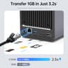 Zero 1 Pro 4-Bay Desktop NAS Intel N100 Quad-Core CPU 8Gb DDR4 M.2 NVMe Slots 2.5GbE 4K HDMI 144TB