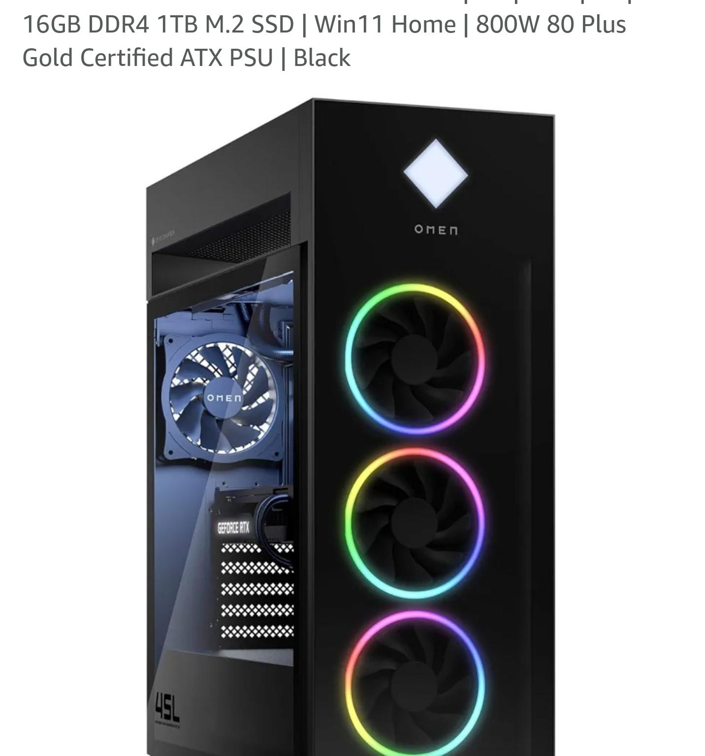 Gaming PC I RTX 4070 | 32GB RAM | 1440p | OMEN HP