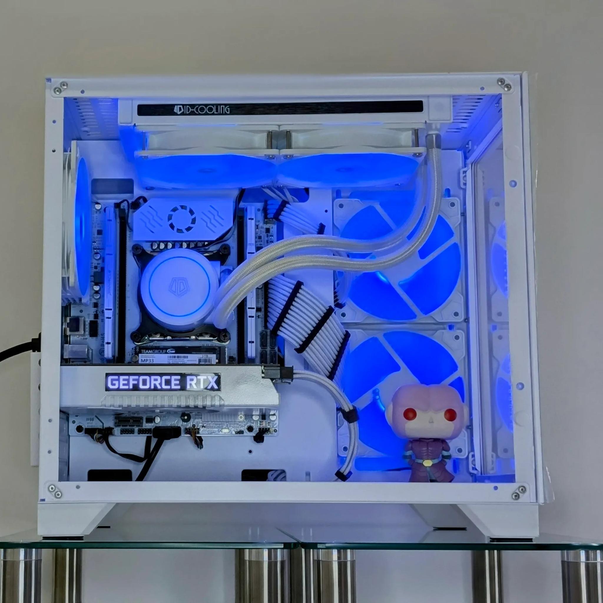 ⚪️ALL/WHITE HiT⚪️Liquid-Cooled💧⚪️RTX 2060⚪️I7-5930K@4.3GHz⚪️16GB(2x8GB) DDR4⚪️1TB PCIE SSD⚪️700w PSU