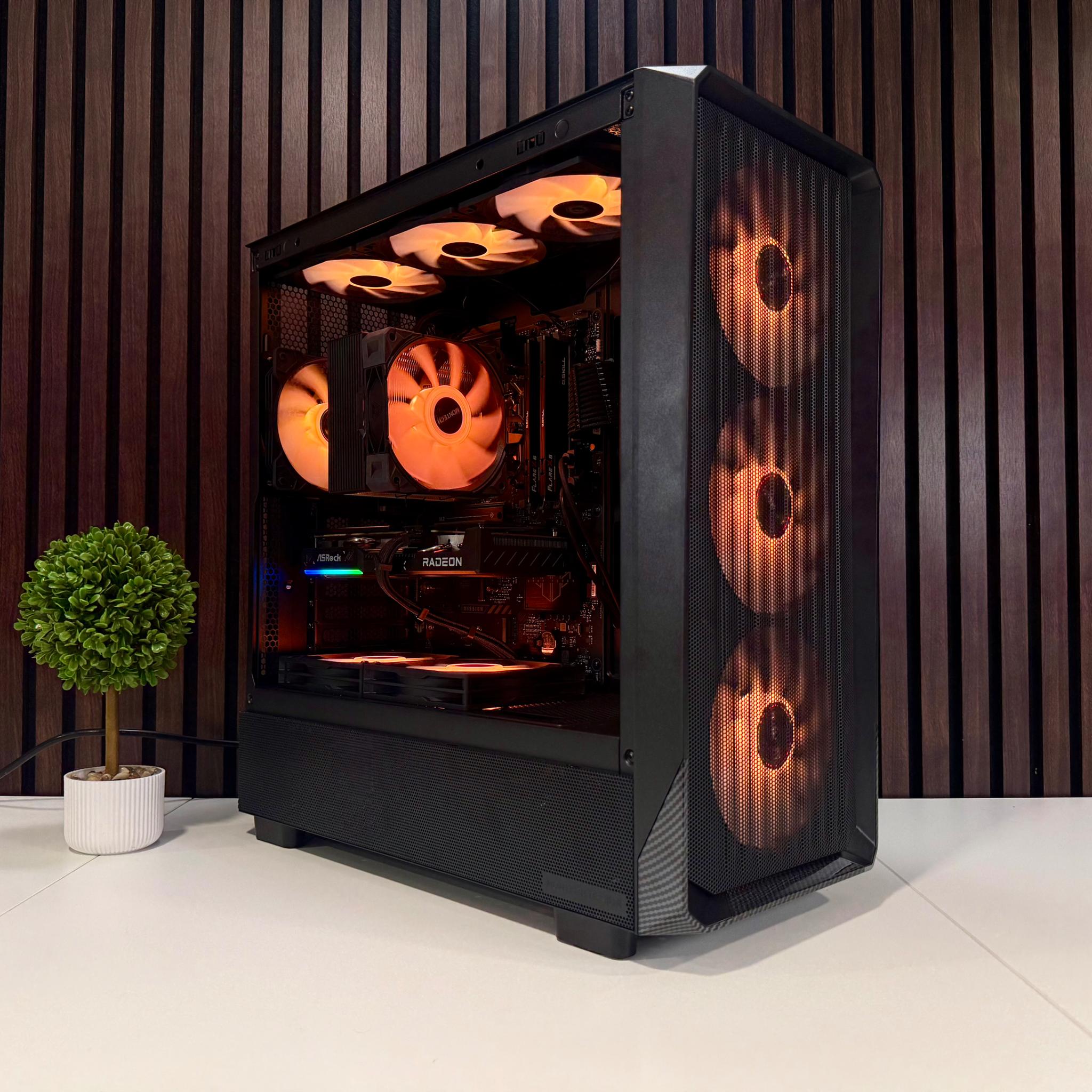 9060XT 16GB | Ryzen 7600X3D | 32GB DDR5 | 1TB SSD | 800W Gold PSU | ARGB Fans | Windows 11