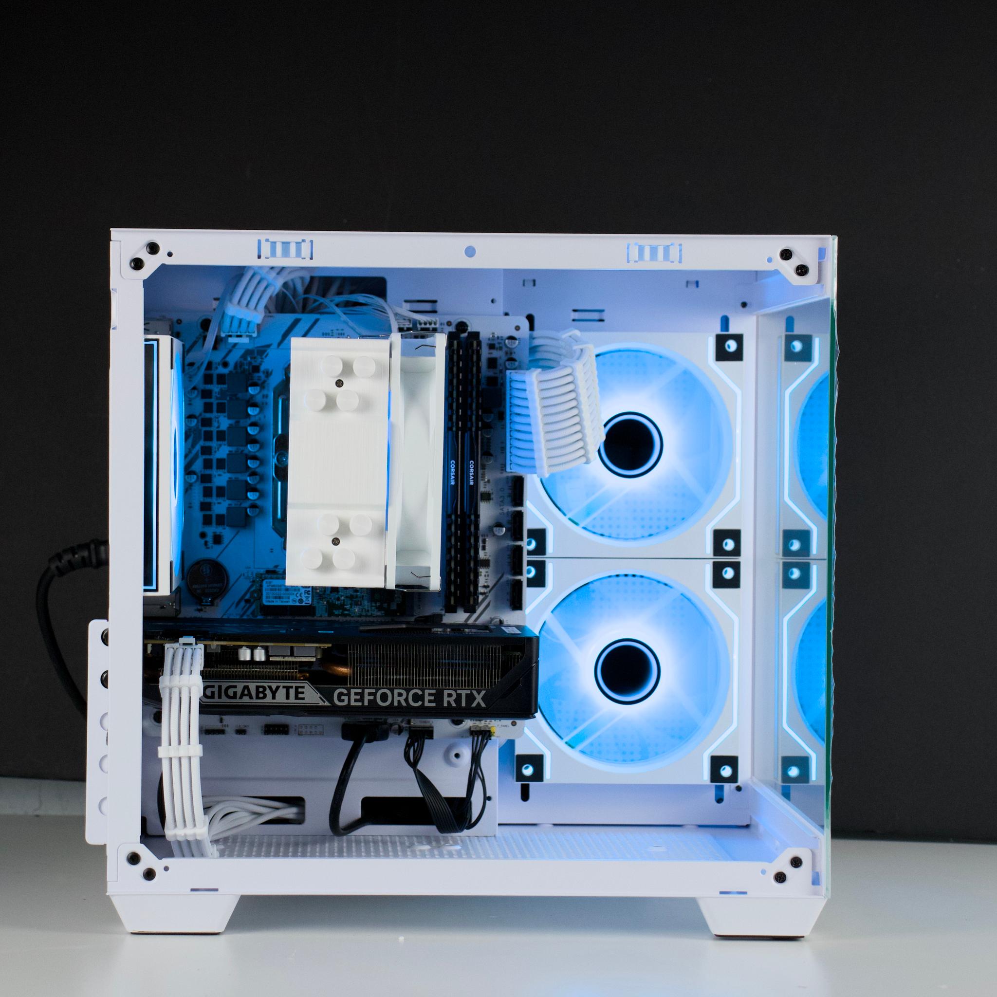 🧊❄️🧊 White Gaming PC – RTX 5060, Ryzen 5 5600X, 32GB RAM, 960GB SSD - WiFi, BlueTooth 🧊❄️🧊