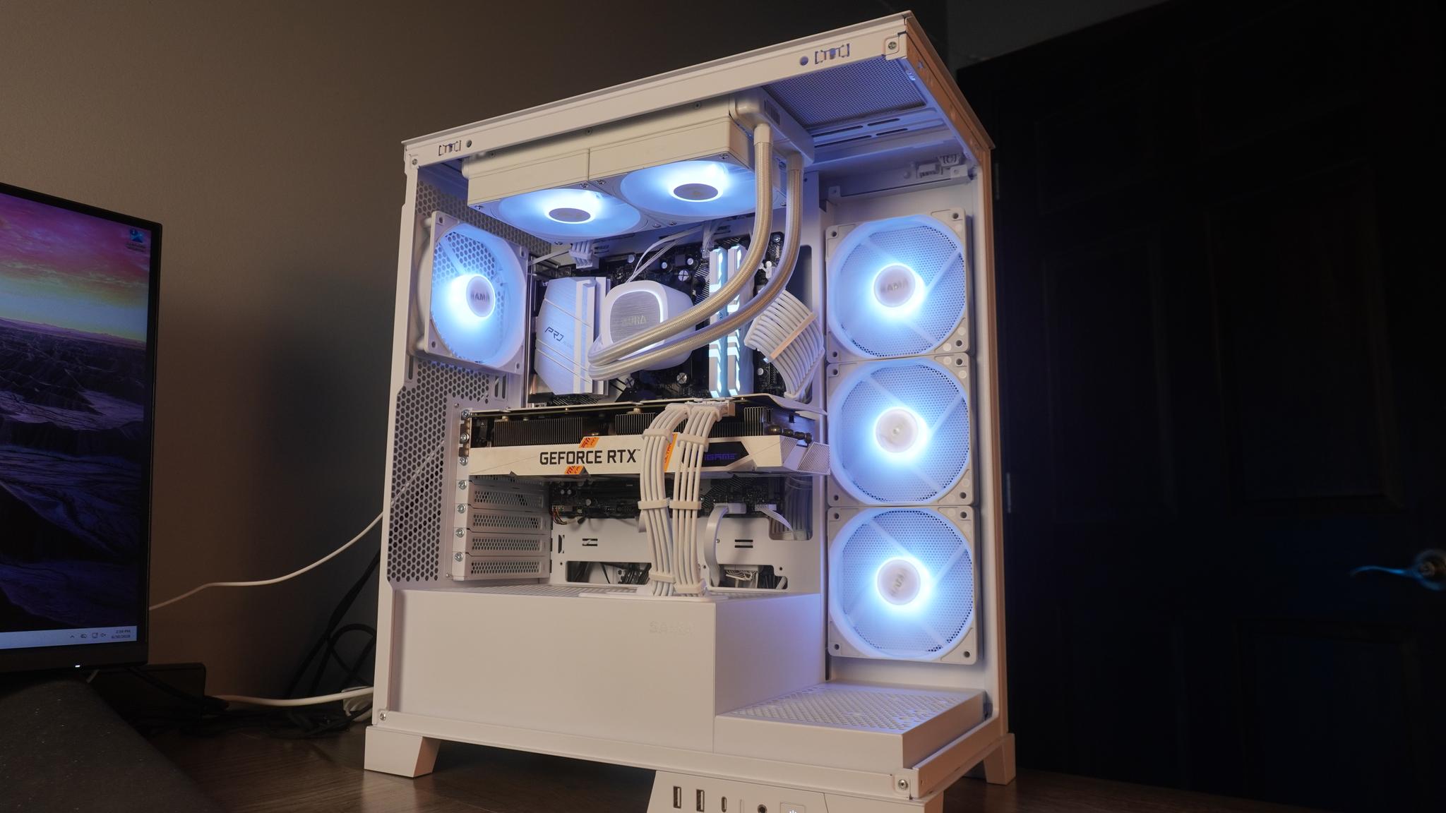 🤍AESTHETIC🤍 1440p/1080p GAMING MACHINE 💚RTX 3060ti 🧡 Ryzen 5 5600 | 16GB | WIFI | WIN 11 Pro