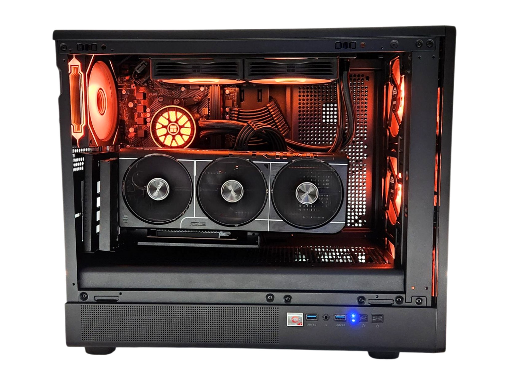 🚨BLACK FRIDAY🚨: RTX 5060 TI | Ryzen 5800XT | 32GB RAM | 1TB SSD | 6 Fans | RGB Wood Gaming PC