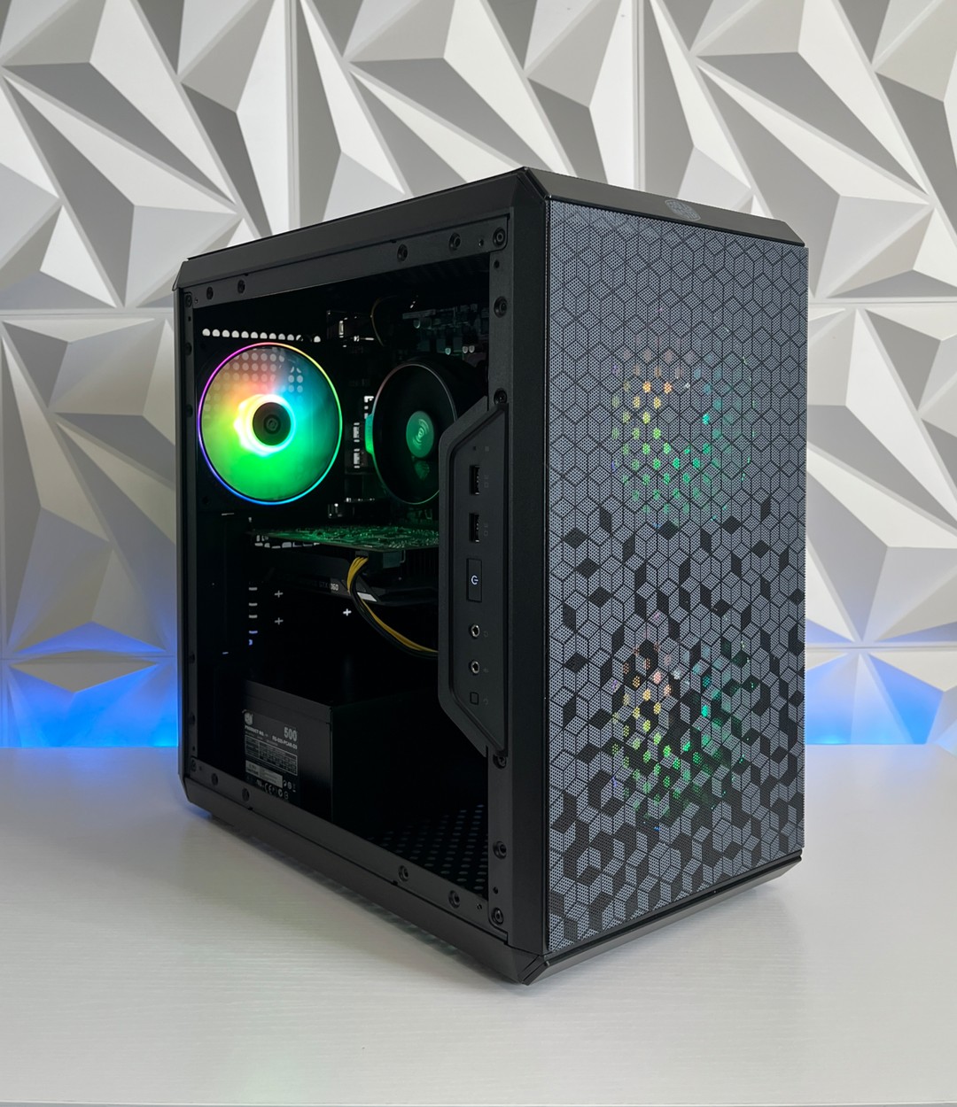 GTX 1060 6GB, Ryzen 5 2600X, 16GB RAM | Black RGB Gaming Computer