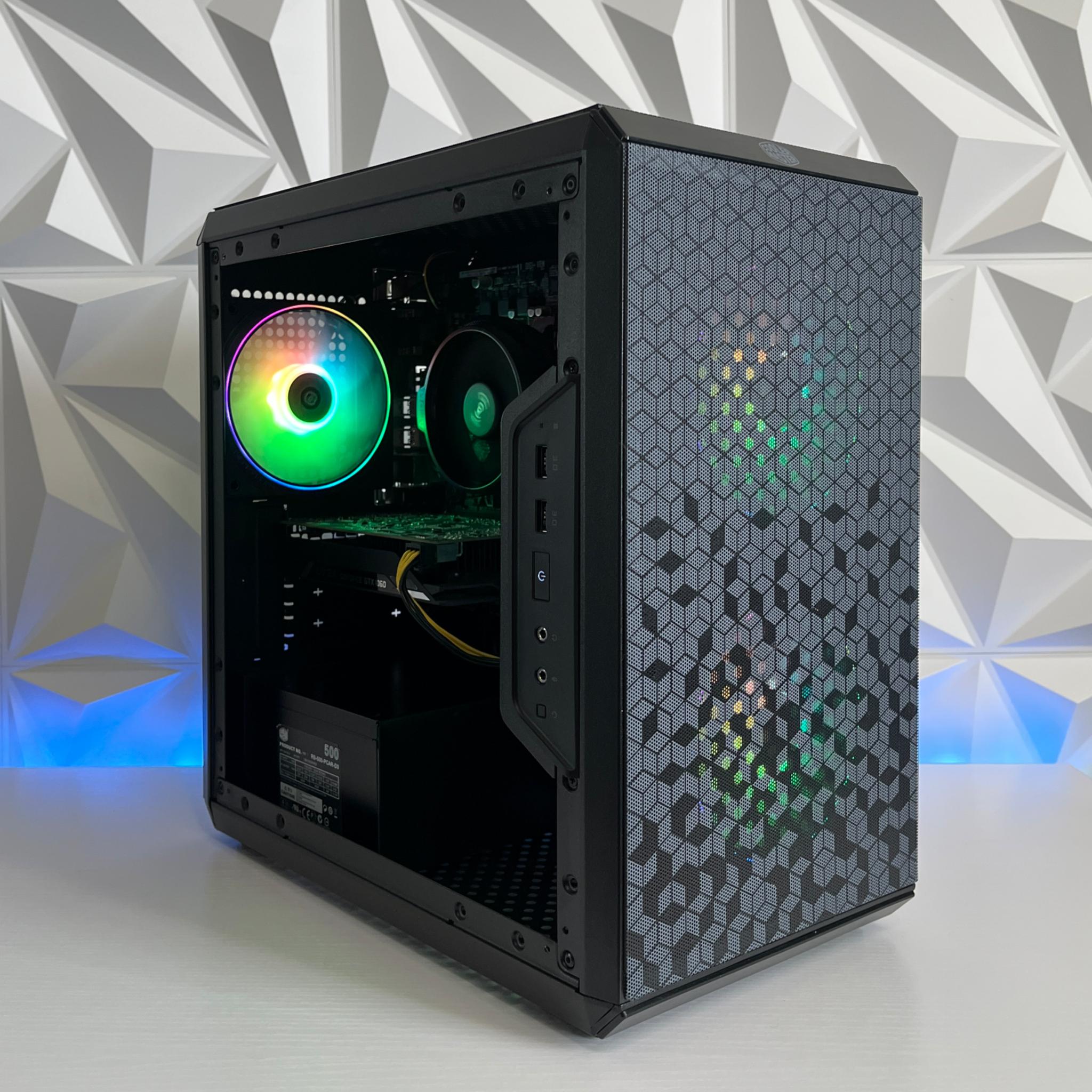 GTX 1060 6GB, Ryzen 5 2600X, 16GB RAM | Black RGB Gaming Computer/PC