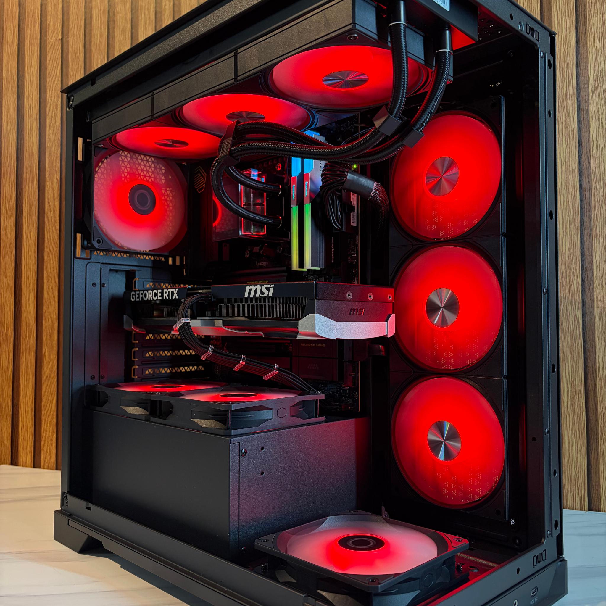 RTX 5080 | RYZEN 7 9800x3d | 48GB DDR5 7200MHZ | 2TB NVME | X870 MOTHERBOARD | 1300W