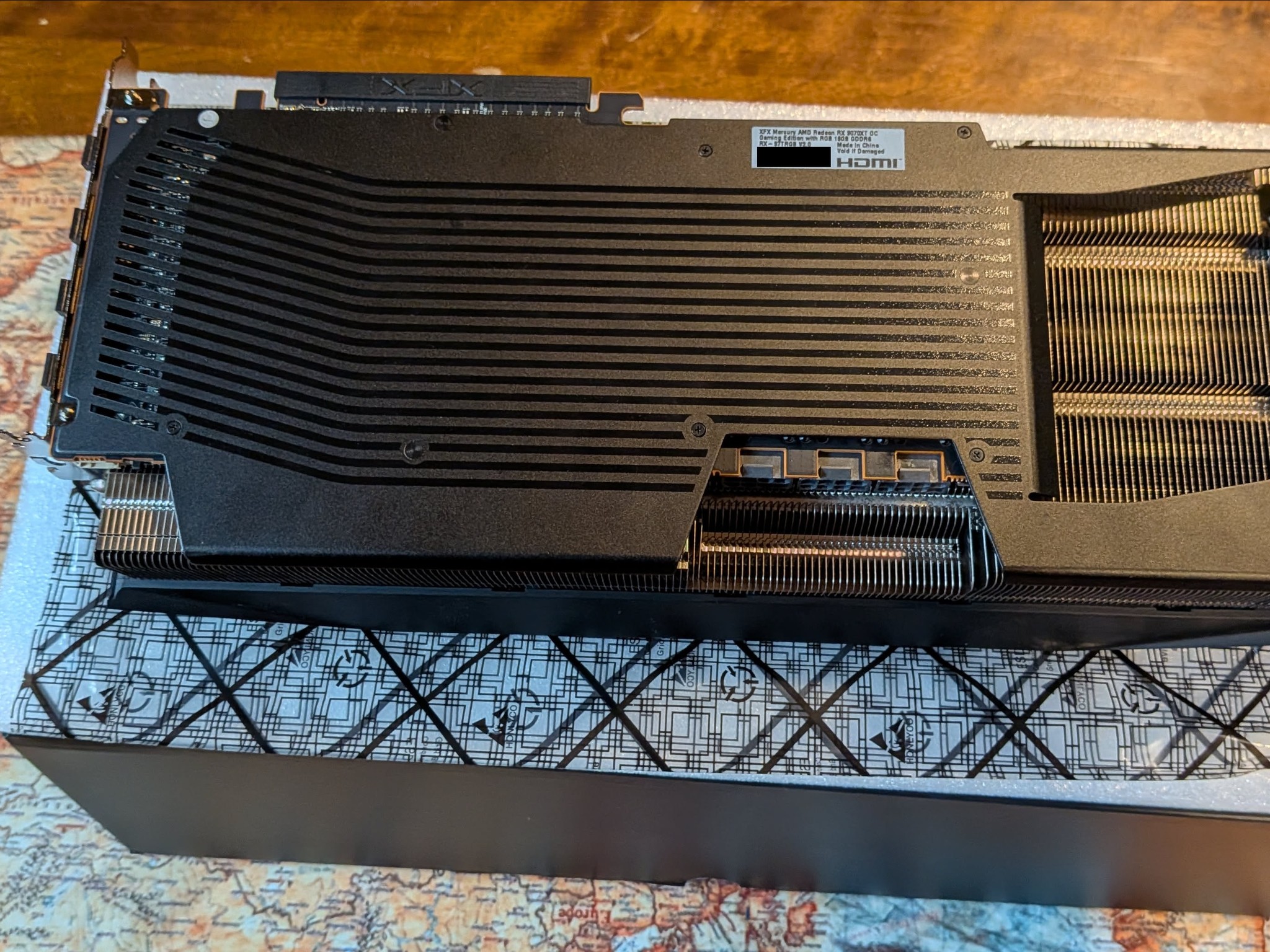 XFX Mercury AMD Radeon RX 9070XT OC Gaming Edition with RGB