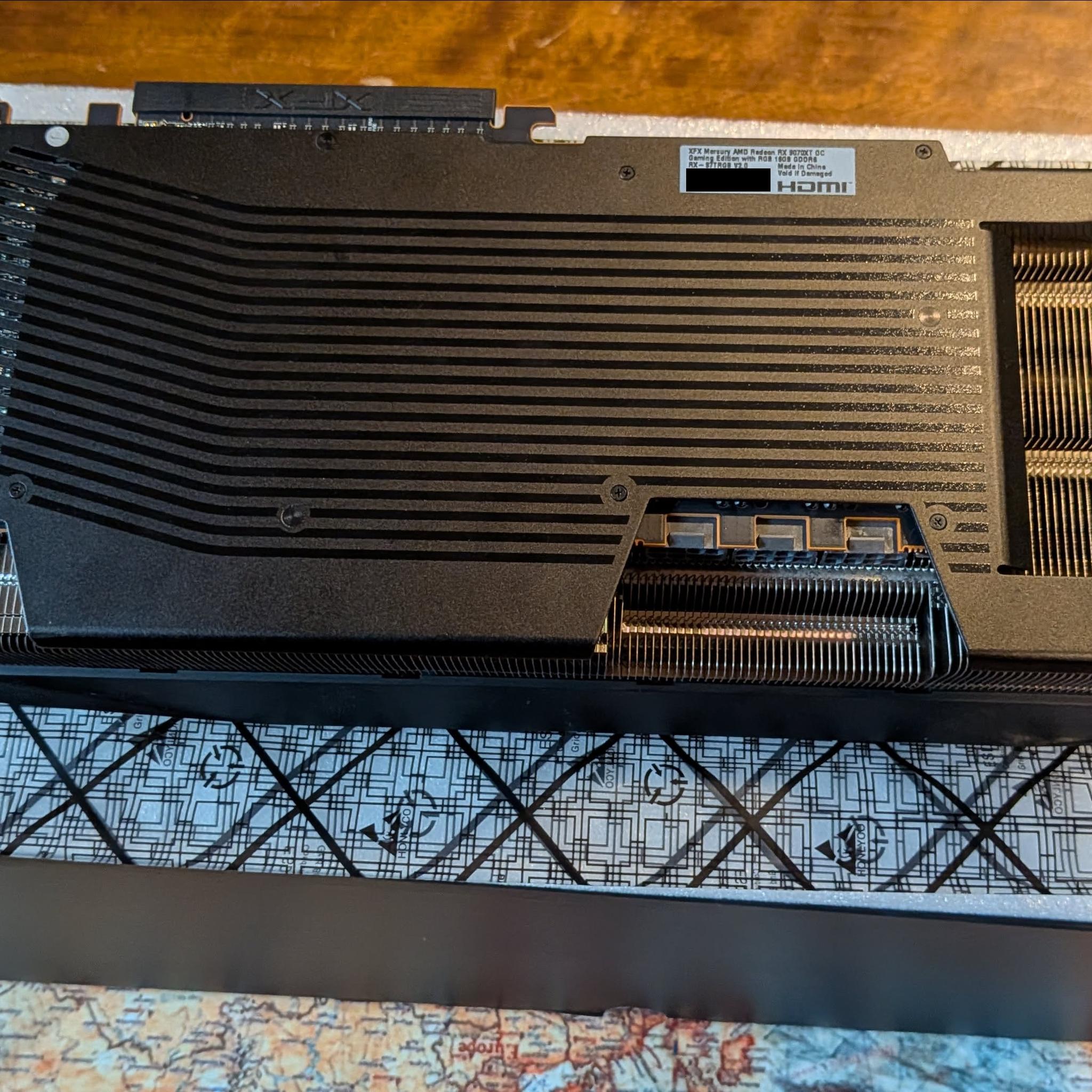 XFX Mercury AMD Radeon RX 9070XT OC Gaming Edition with RGB