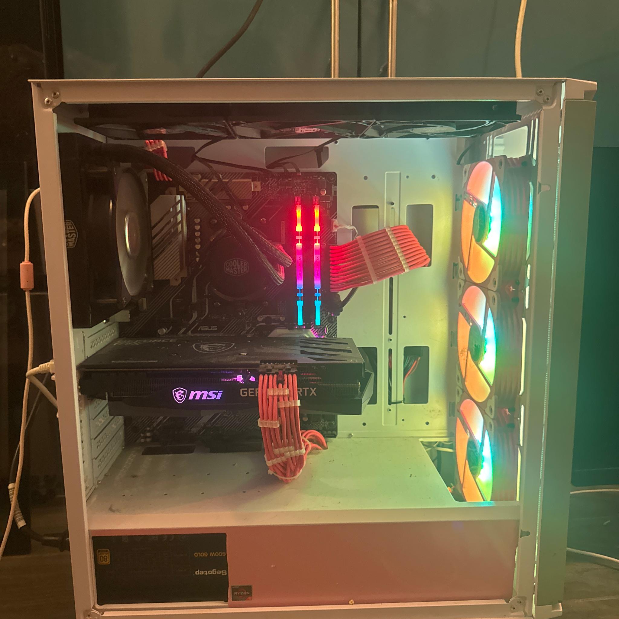 GeForce RTX 3060 Ti Custom Gaming PC - Ryzen 5 3600X, 16GB RAM