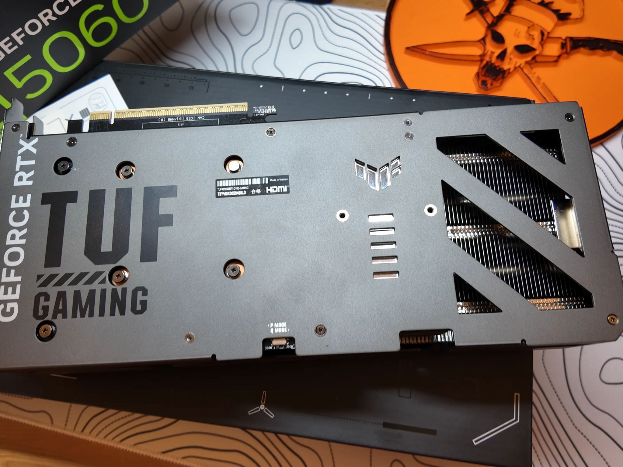 ASUS NVIDIA GeForce RTX 5060 Ti TUF Overclocked Triple Fan 16GB GDDR7 PCIe 5.0 Graphics Card