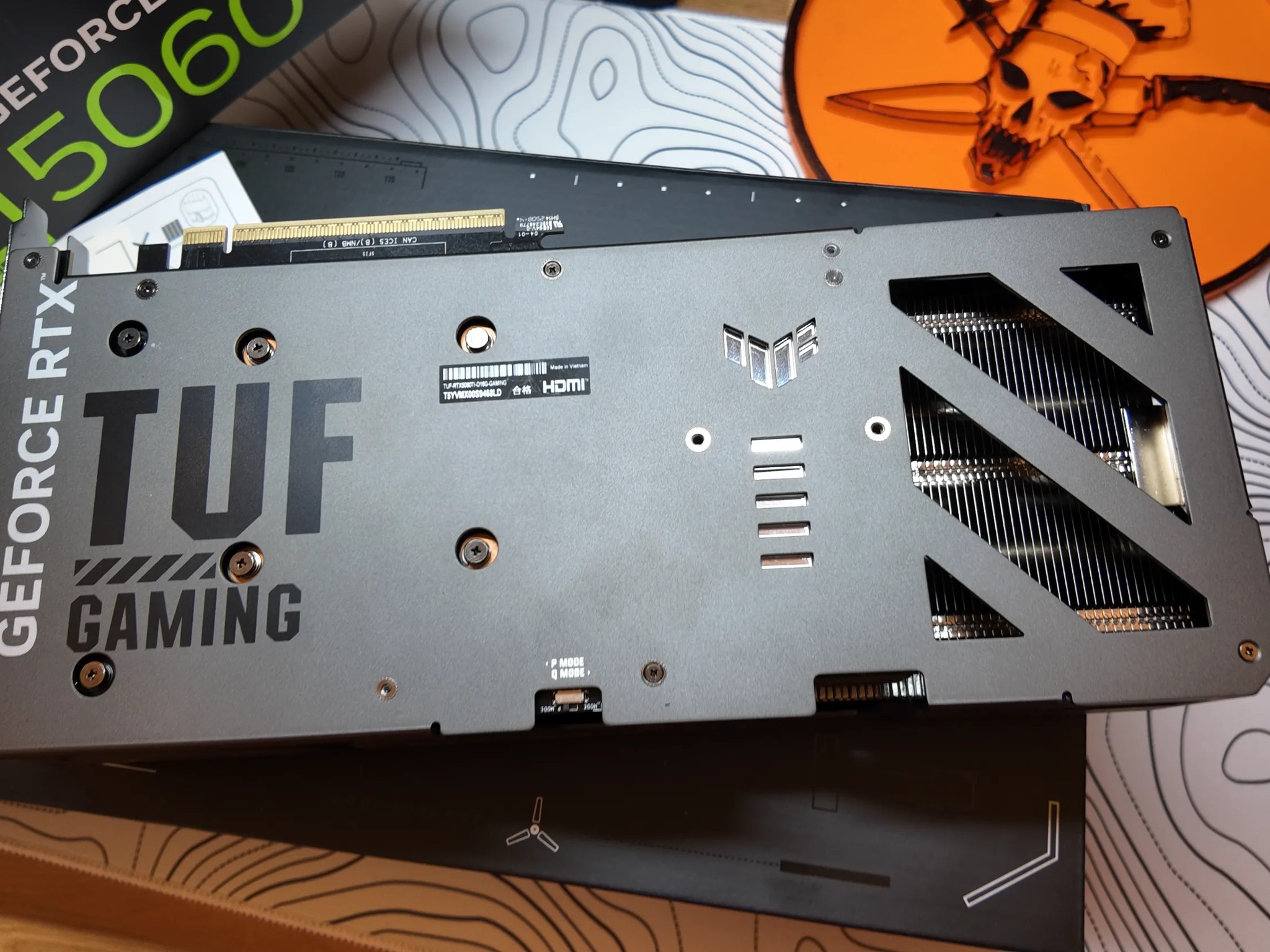 ASUS NVIDIA GeForce RTX 5060 Ti TUF Overclocked Triple Fan 16GB GDDR7 PCIe 5.0 Graphics Card