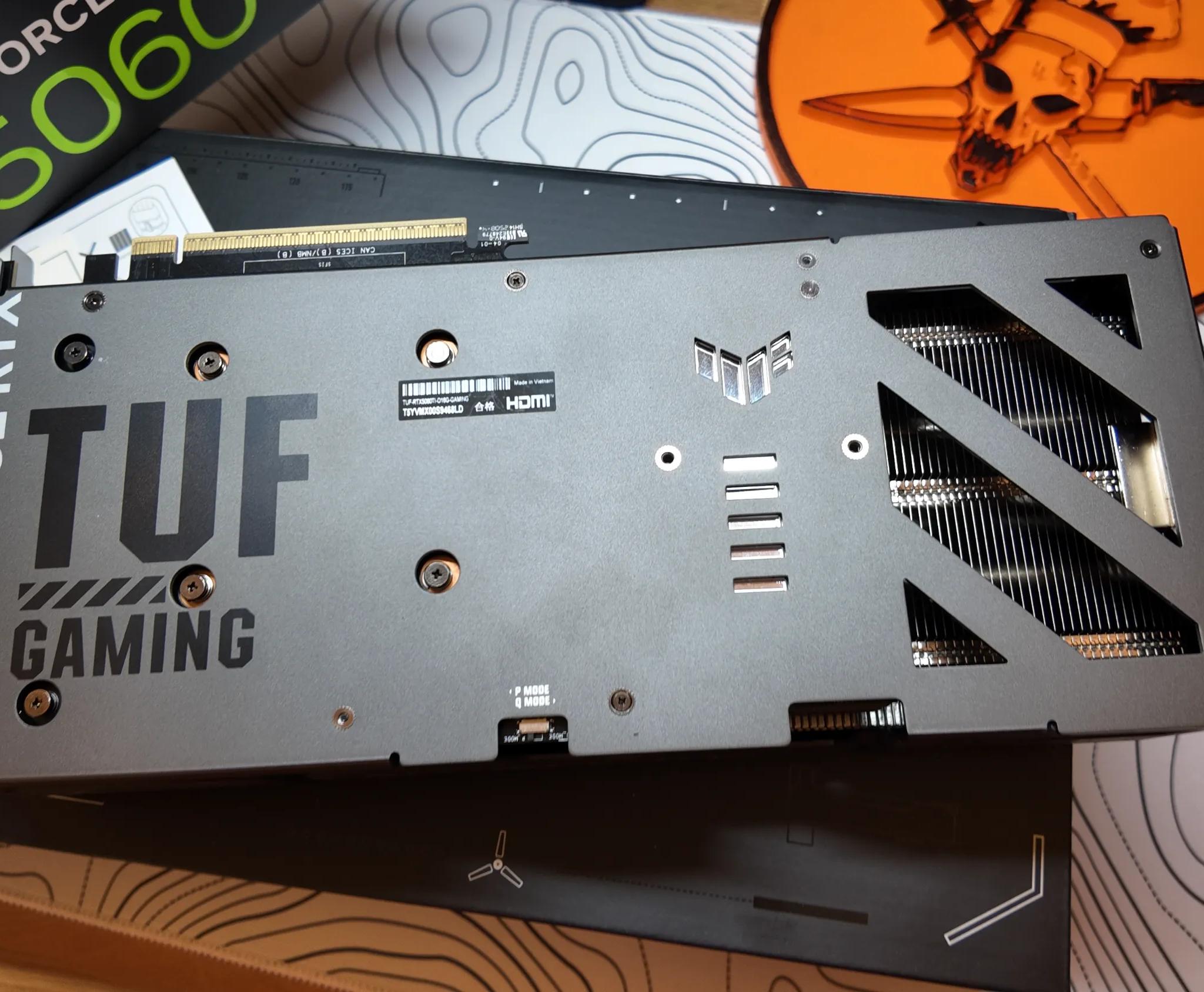 ASUS NVIDIA GeForce RTX 5060 Ti TUF Overclocked Triple Fan 16GB GDDR7 PCIe 5.0 Graphics Card