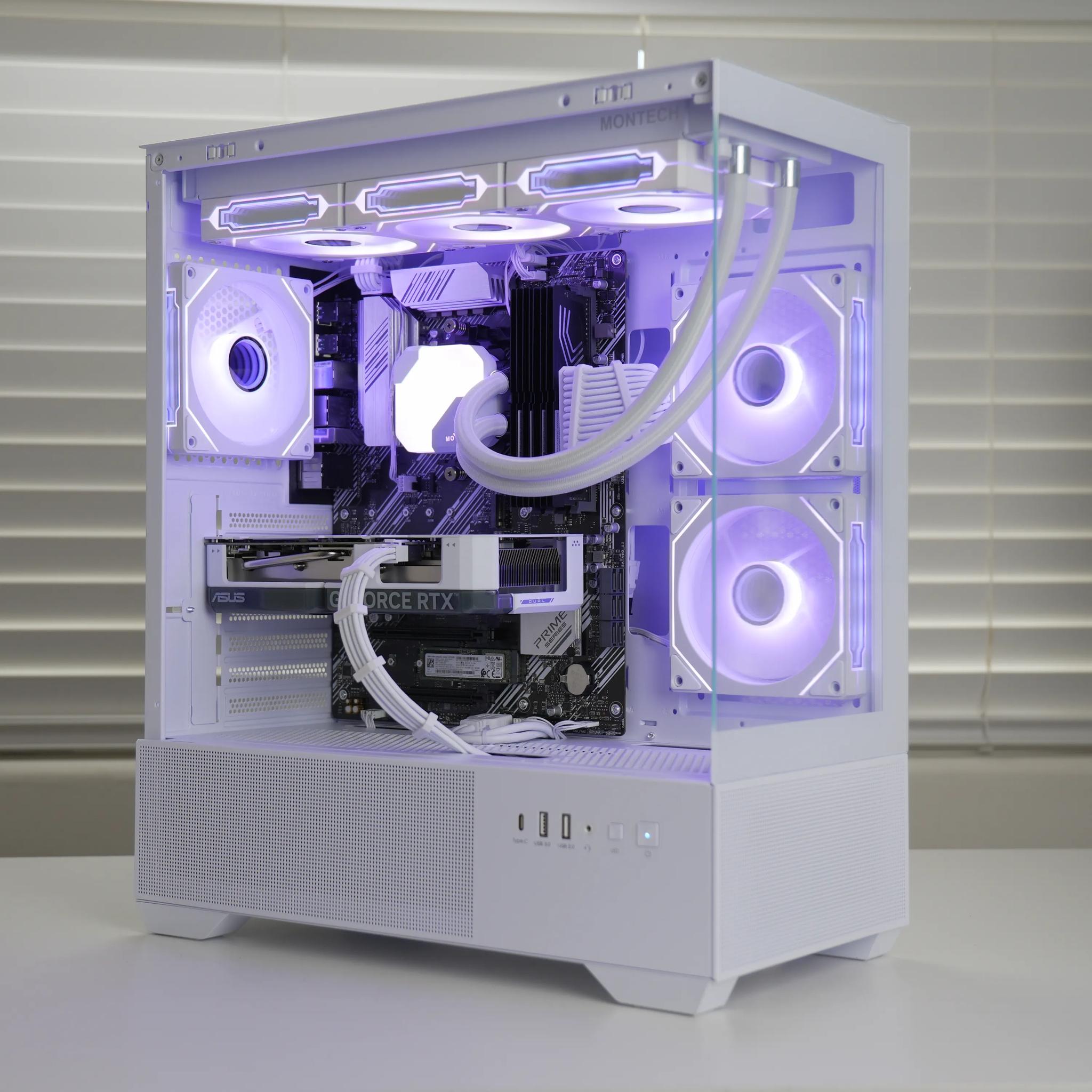 RTX 4060 | RYZEN 7 3700X | 32GB RAM | 1TB SSD | Wifi + BT | Windows 11 - Water Cooled Gaming PC