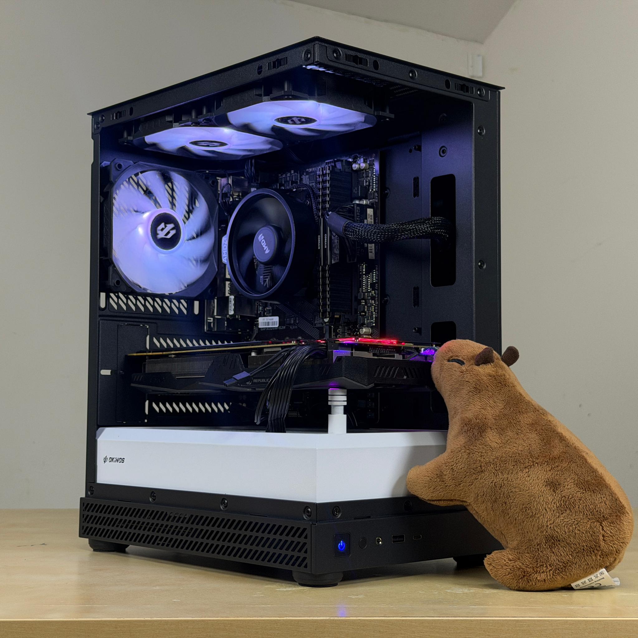 FREE SHIP | Ryzen 5 2600 | GTX 1080 | 16GB RAM | 500gb SSD - WIFI + BT |  🐼 1080p Gaming PC 🐼