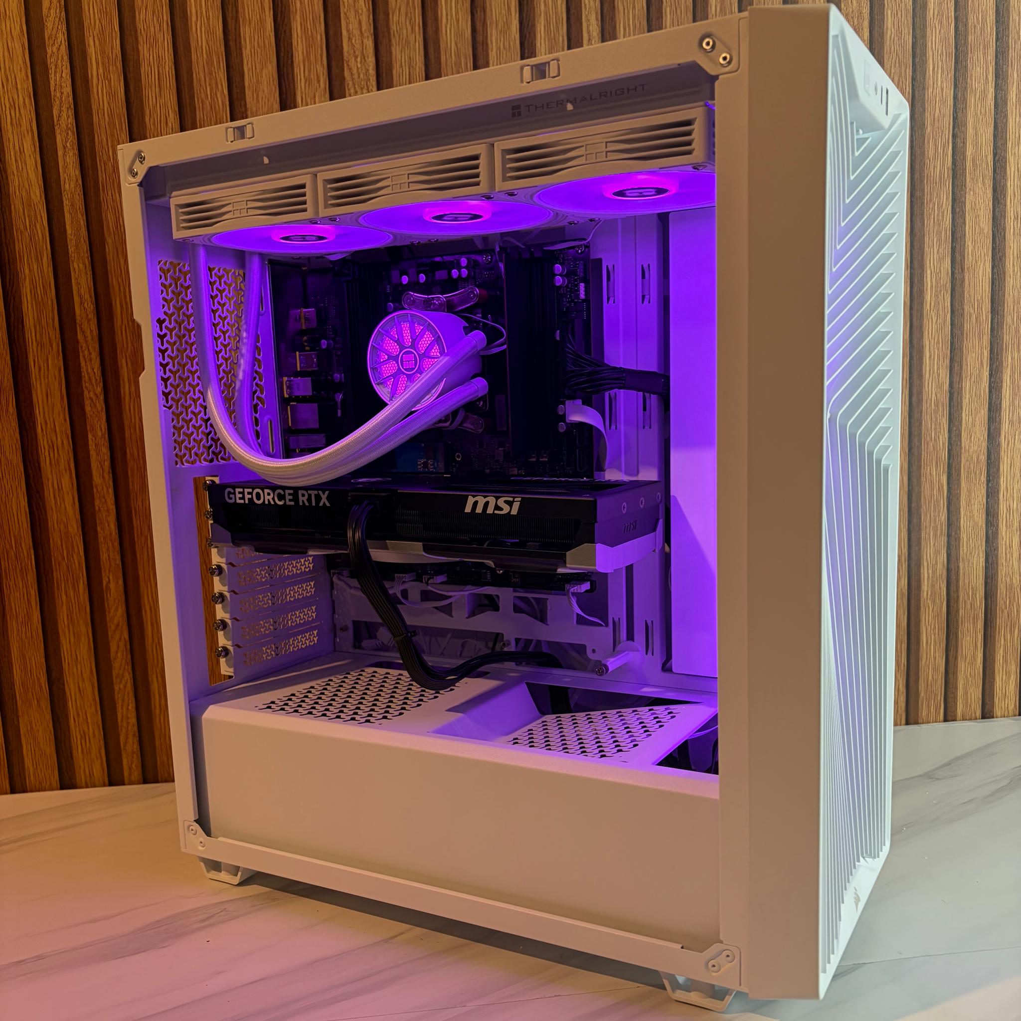 RTX 5070 |  RYZEN 7 7800X3D | 16GB DDR5 | 750w PSU | 2TB NVME | 360MM AIO