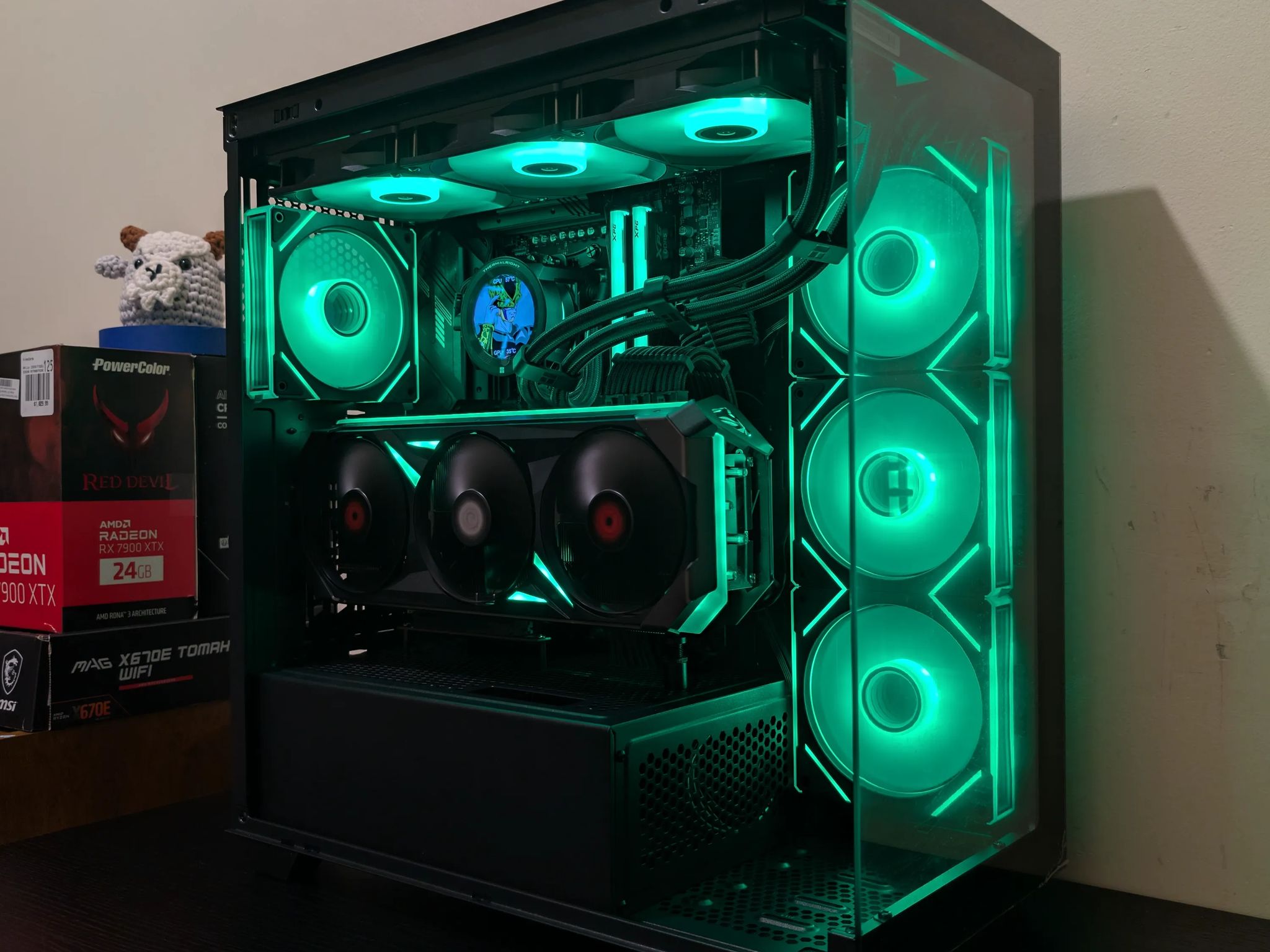 🔥🐈‍⬛ 4K Gaming Beast | RX 7900XTX | Ryzen 9 7900X | 2TB SSD | 32GB RAM | WiFi 6 & Bluetooth 🐈‍⬛🔥