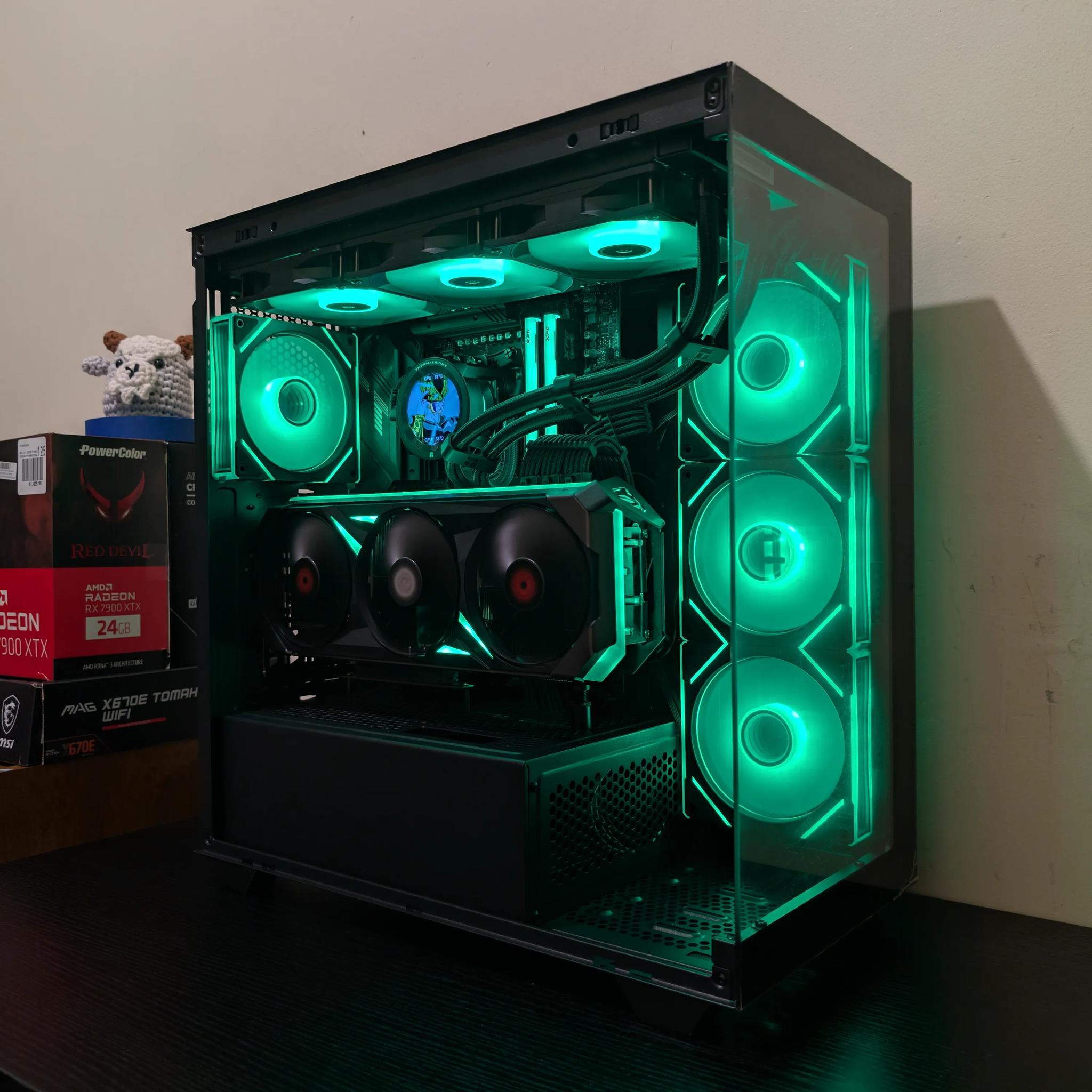 🔥🐈‍⬛ 4K Gaming Beast | RX 7900XTX | Ryzen 9 7900X | 2TB SSD | 32GB RAM | WiFi 6 & Bluetooth 🐈‍⬛🔥