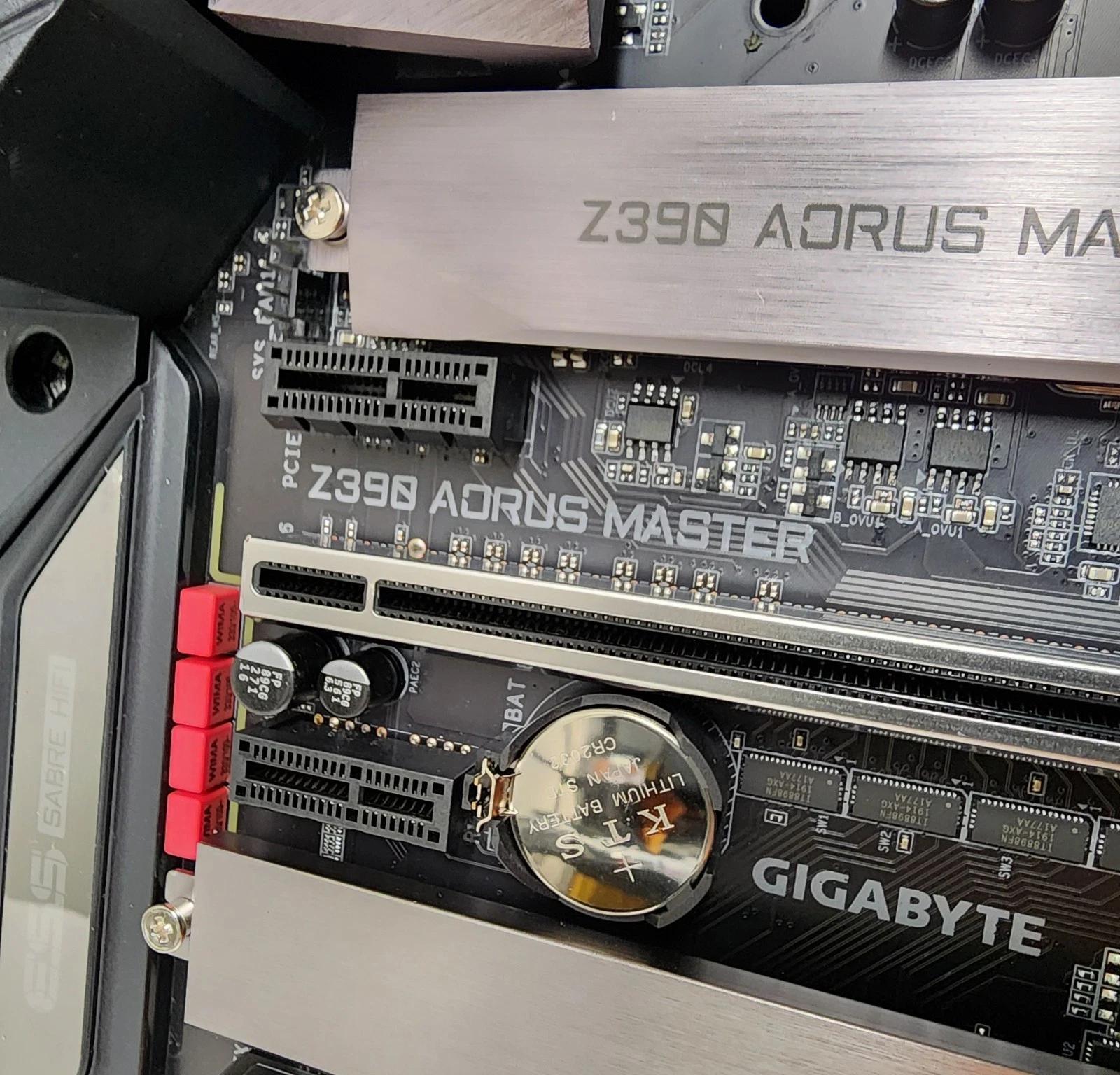 UPDATED BIOS GIGABYTE Z390 AORUS MASTER WIFI DDR4 LGA1151 ATX MOTHERBOARD
