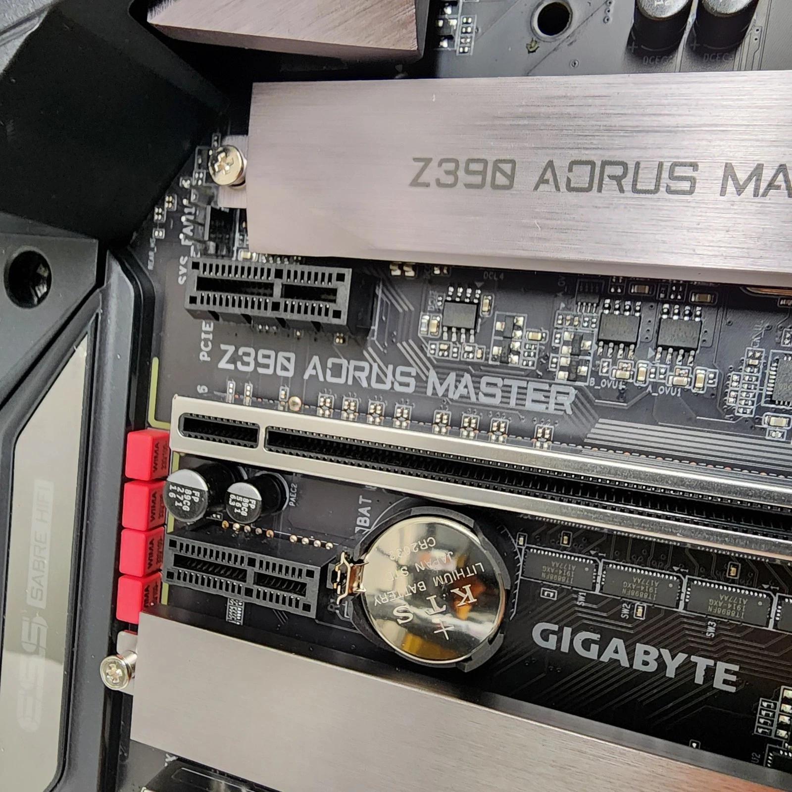 UPDATED BIOS GIGABYTE Z390 AORUS MASTER WIFI DDR4 LGA1151 ATX MOTHERBOARD