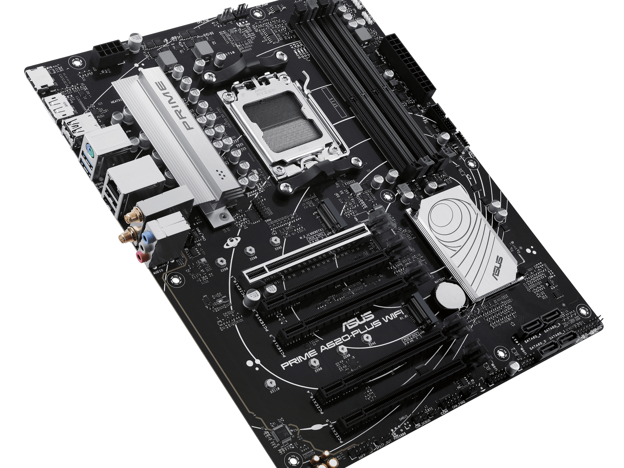 ASUS PRIME A620-PLUS WIFI6 AMD AM5 DDR5 ATX Desktop Motherboard