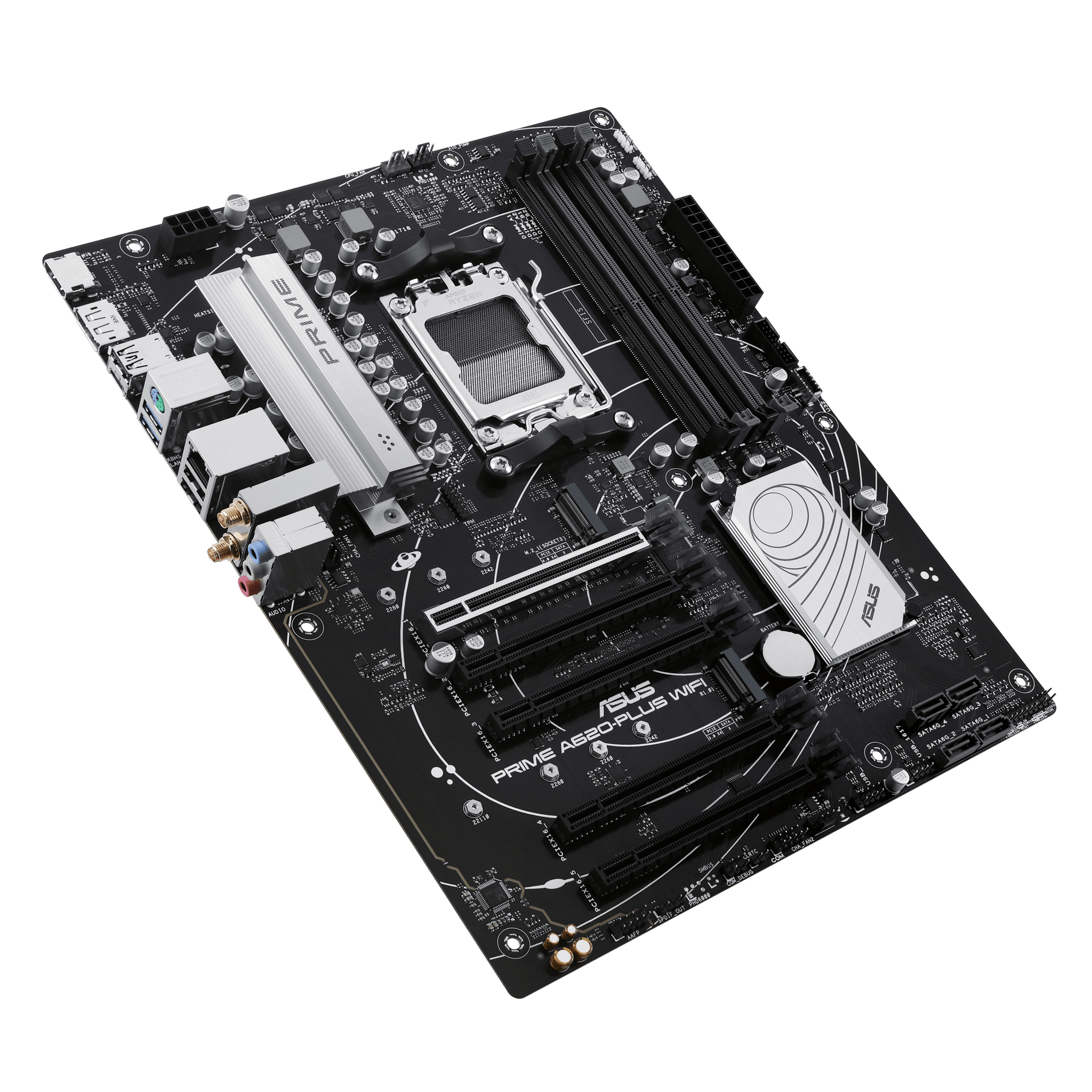 ASUS PRIME A620-PLUS WIFI6 AMD AM5 DDR5 ATX Desktop Motherboard