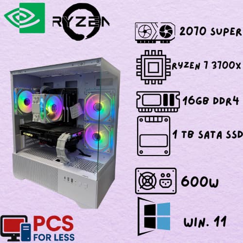 ⚡ RTX Gaming PC | Ryzen 7 | RTX 2070 Super | 16GB RAM | 1TB SSD ⚡