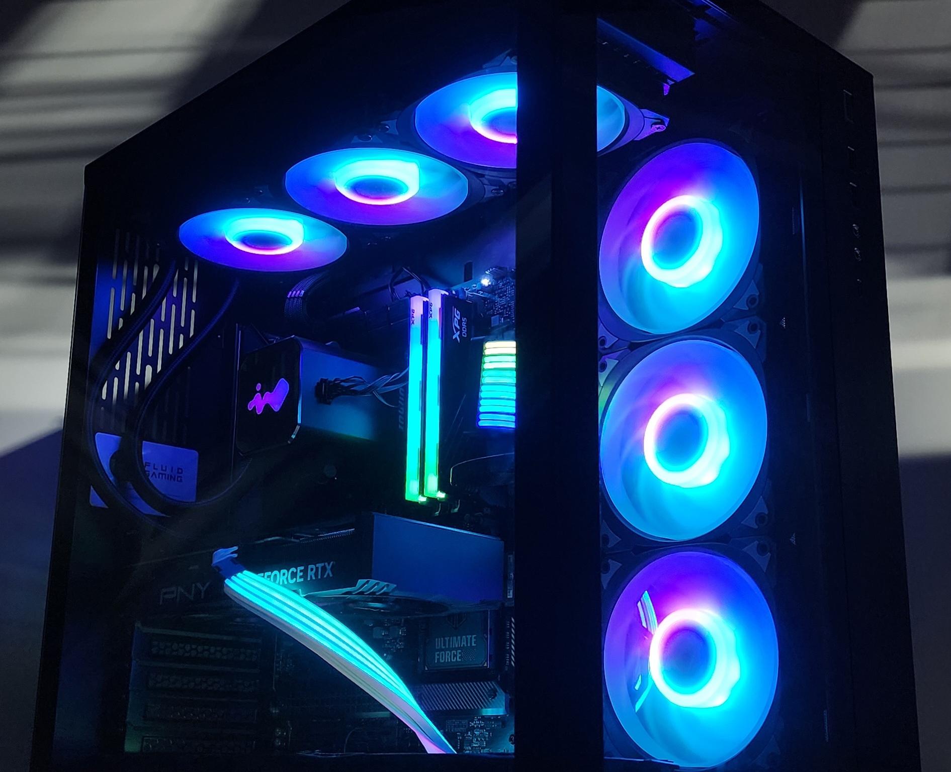 Gaming PC i7-14700KF 32GB RAM 1TB SSD RTX 4070 12GB Windows 11 Computer