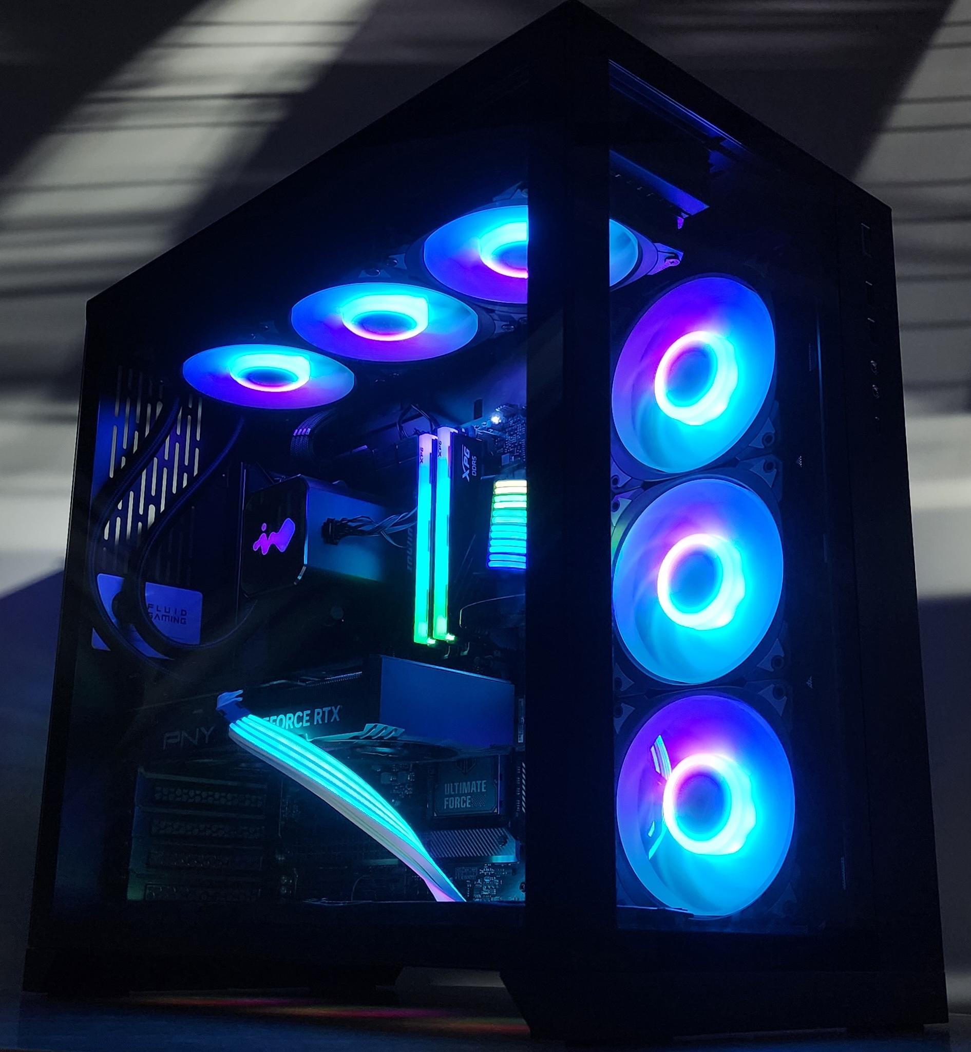 Gaming PC i7-14700KF 32GB RAM 1TB SSD RTX 4070 12GB Windows 11 Computer