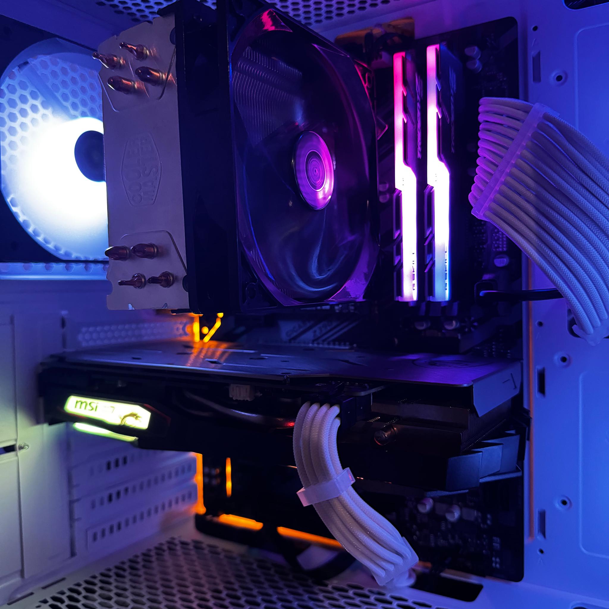 ⚫INTEL🚀OREO BEAST🥛 | I7 9700K | 1660 SUPER | 16GB RAM | 1TB | WIFI/BT | WIN 11
