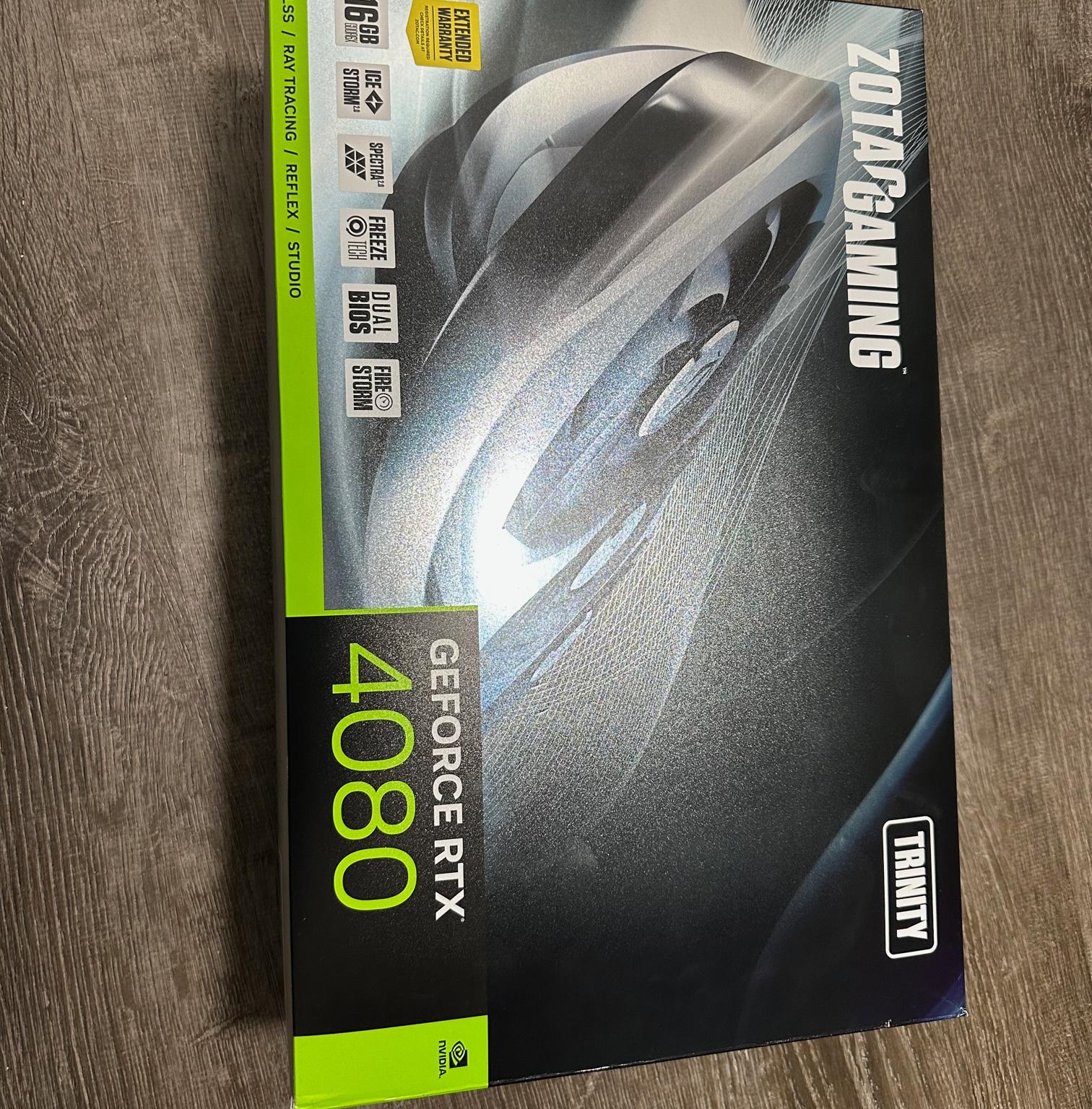ZOTAC GeForce RTX 4080 16GB Trinity OC Graphics Card - Used 2 Weeks!