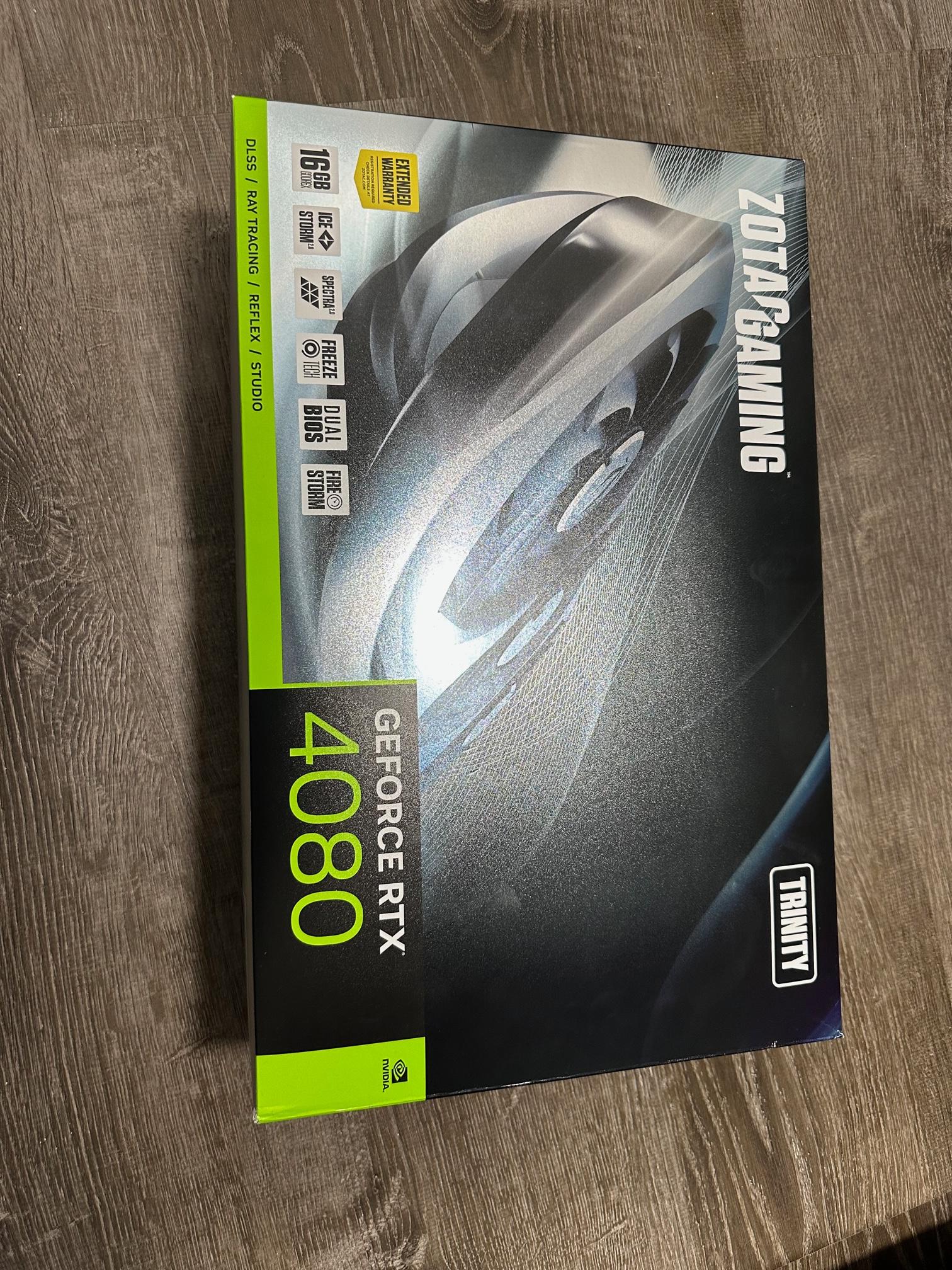 ZOTAC GeForce RTX 4080 16GB Trinity OC Graphics Card - Used 2 Weeks!