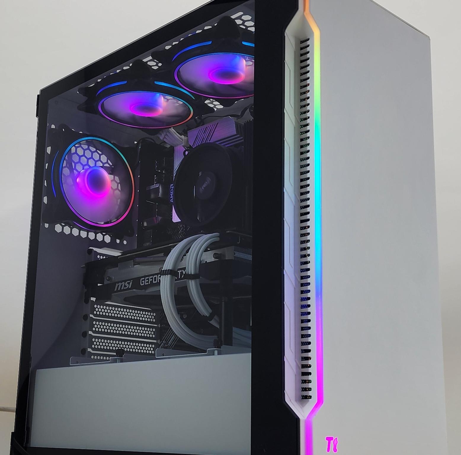 Gaming PC Ryzen 5 5600X 16GB RAM 512GB SSD RTX 2080 Super 8GB Win11 Computer