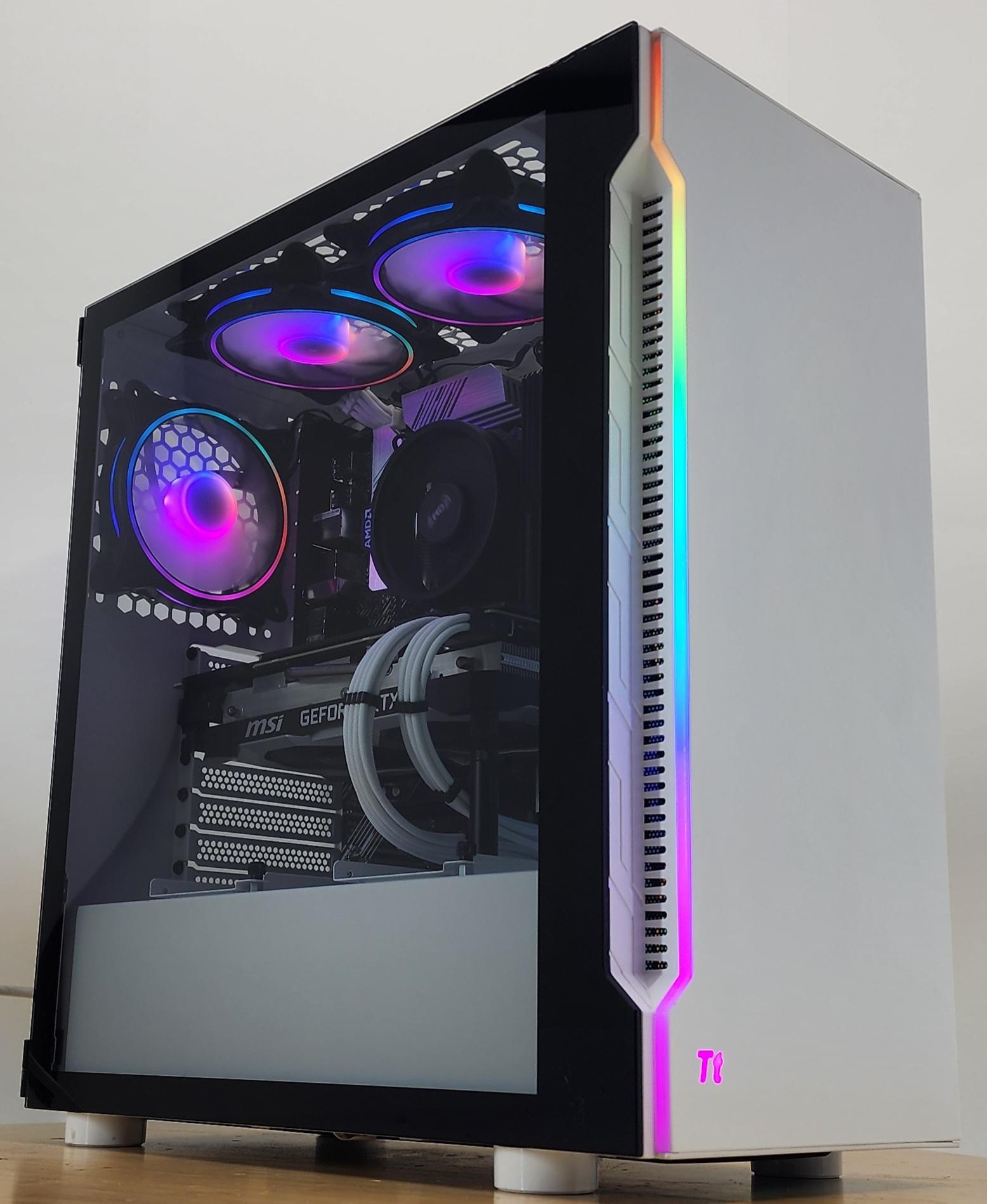 Gaming PC Ryzen 5 5600X 16GB RAM 512GB SSD RTX 2080 Super 8GB Win11 Computer