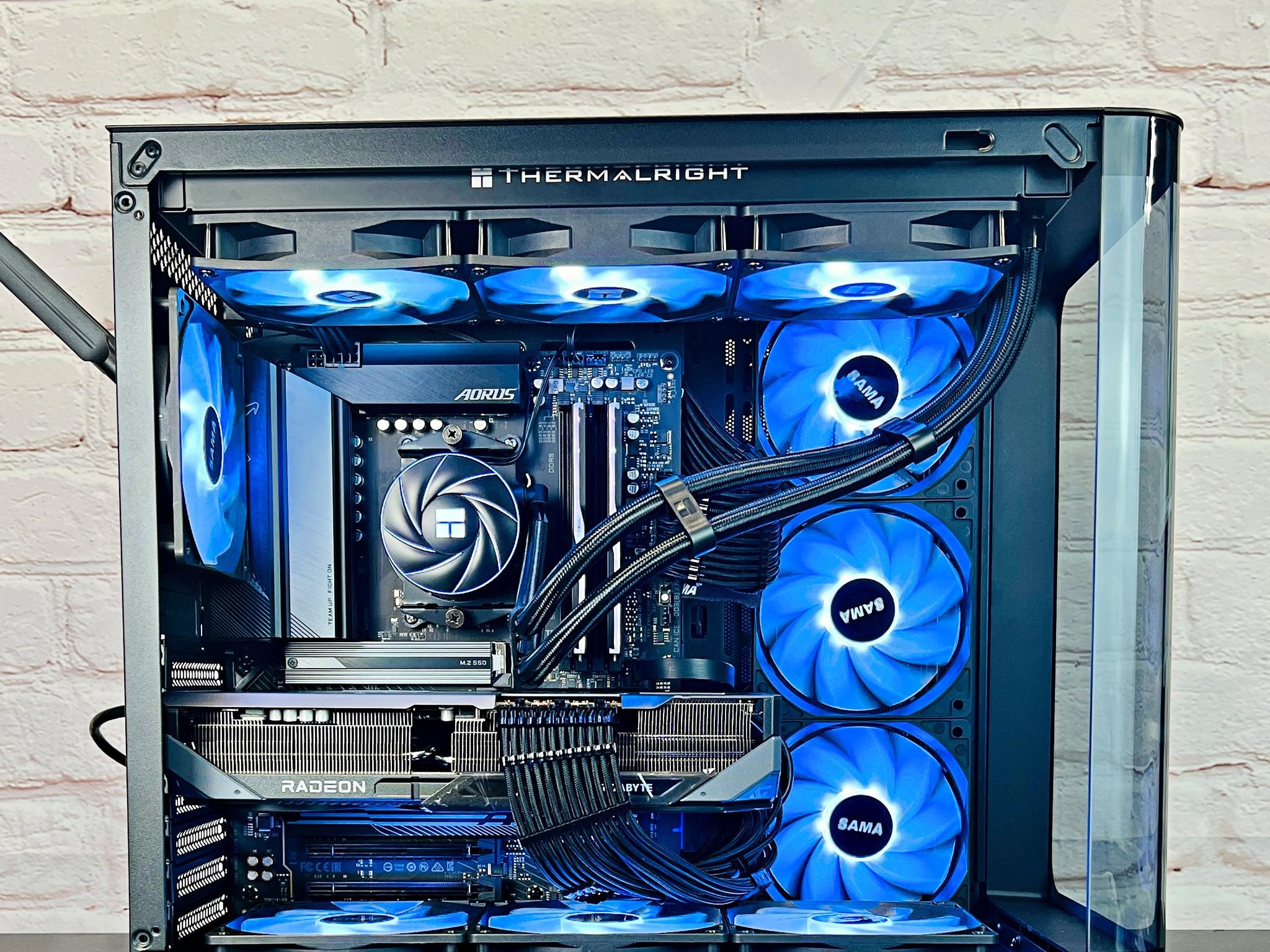 RX 9070 XT Ryzen 7800X3D 32GB DDR5 2TB M.2 Win 11 Pro Gaming PC