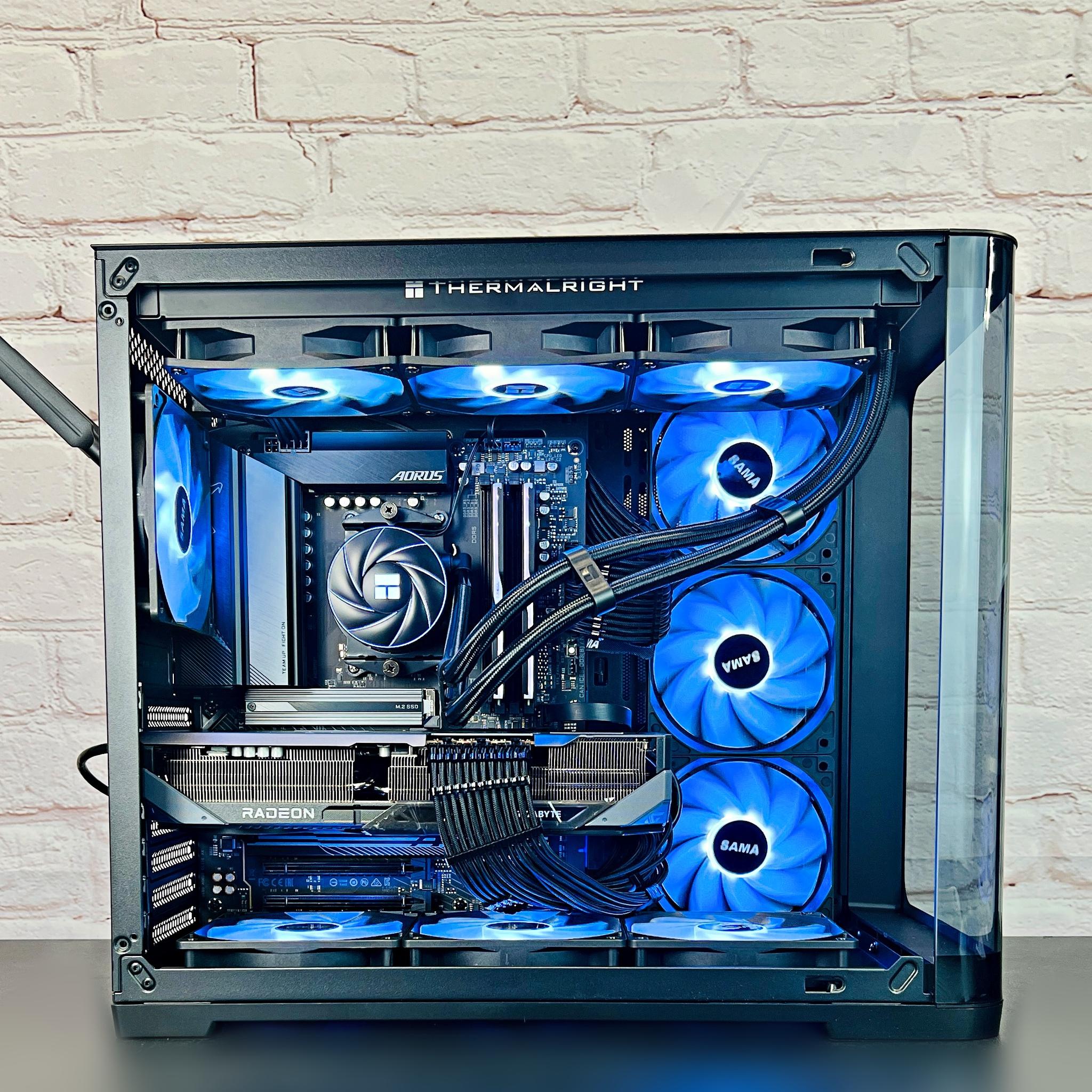RX 9070 XT Ryzen 7800X3D 32GB DDR5 2TB M.2 Win 11 Pro Gaming PC