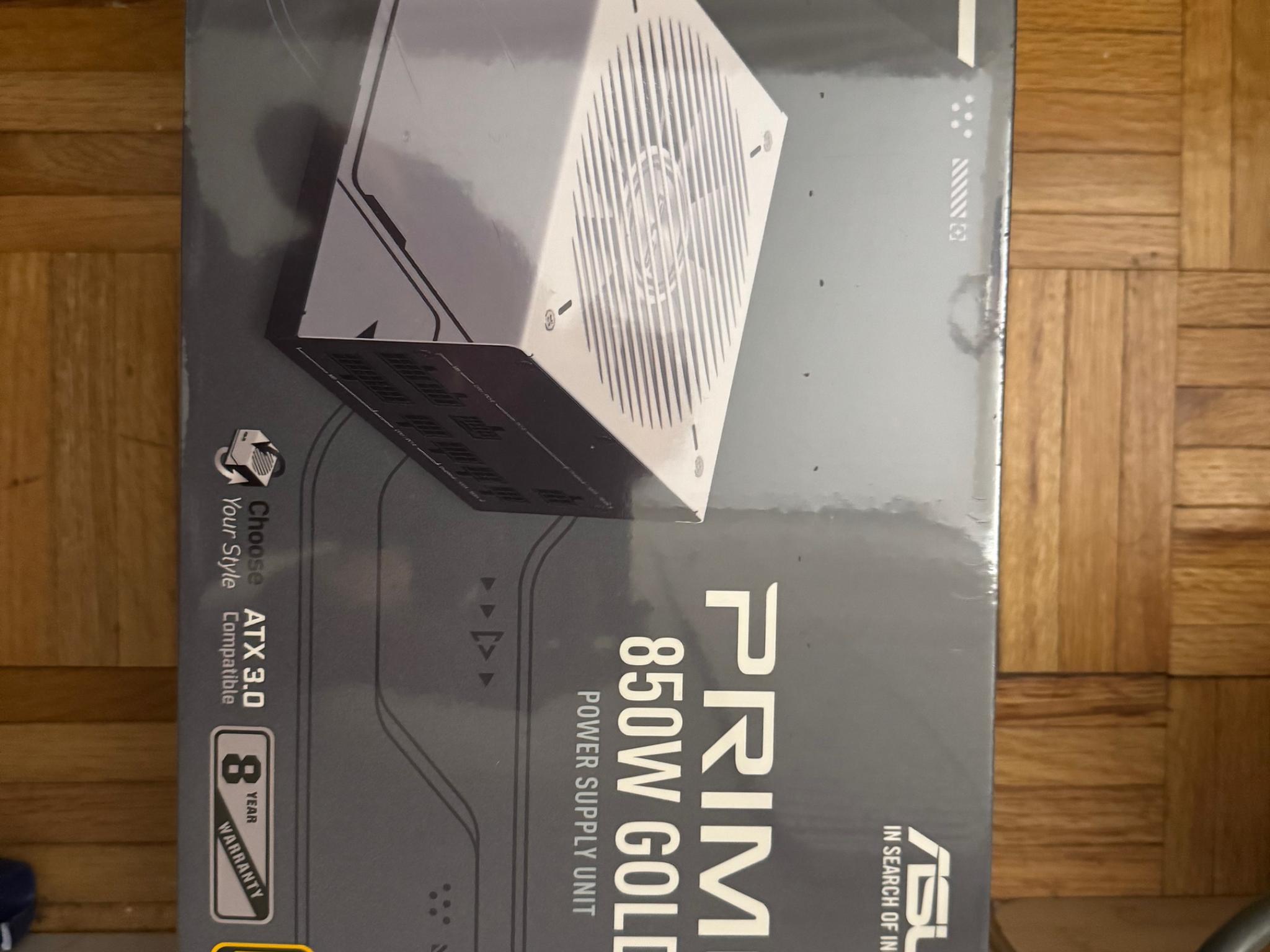 ASUS Prime 850W Gold (ATX 3.0 compatible) Fully sealed