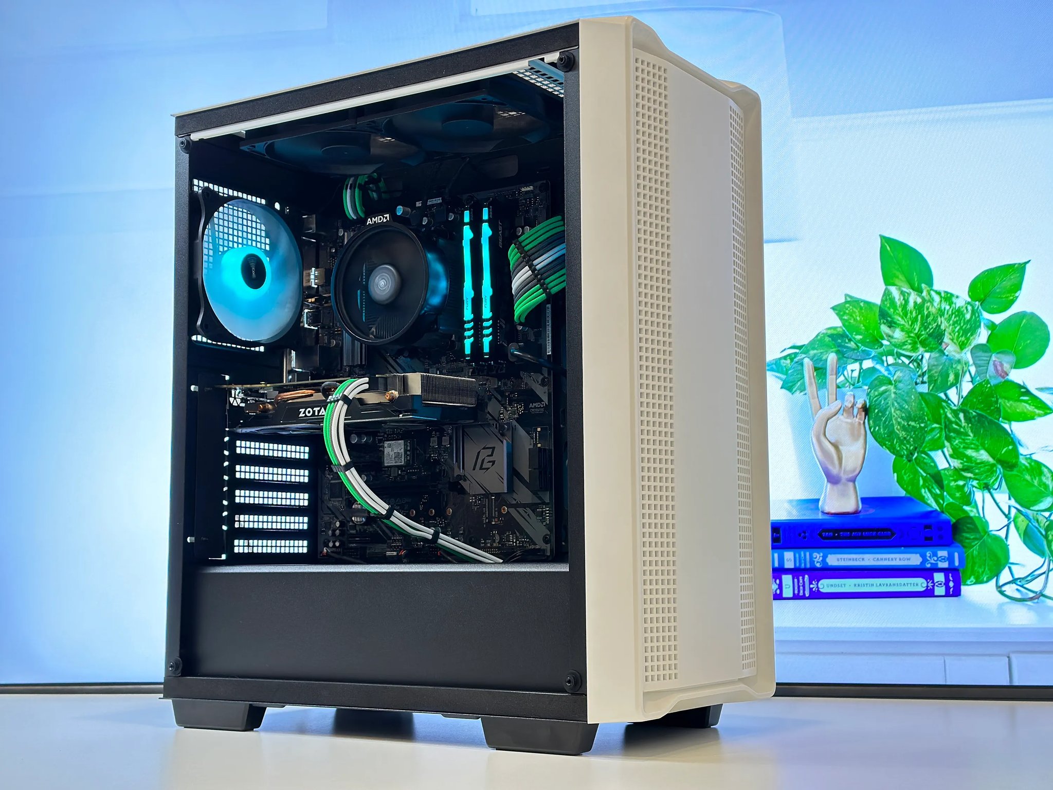 🟢Gaming PC🟢Nvidia GTX 1070 8GB🟢AMD Ryzen  3100 🟢16GB DDR4🟢500GB SSD NVME