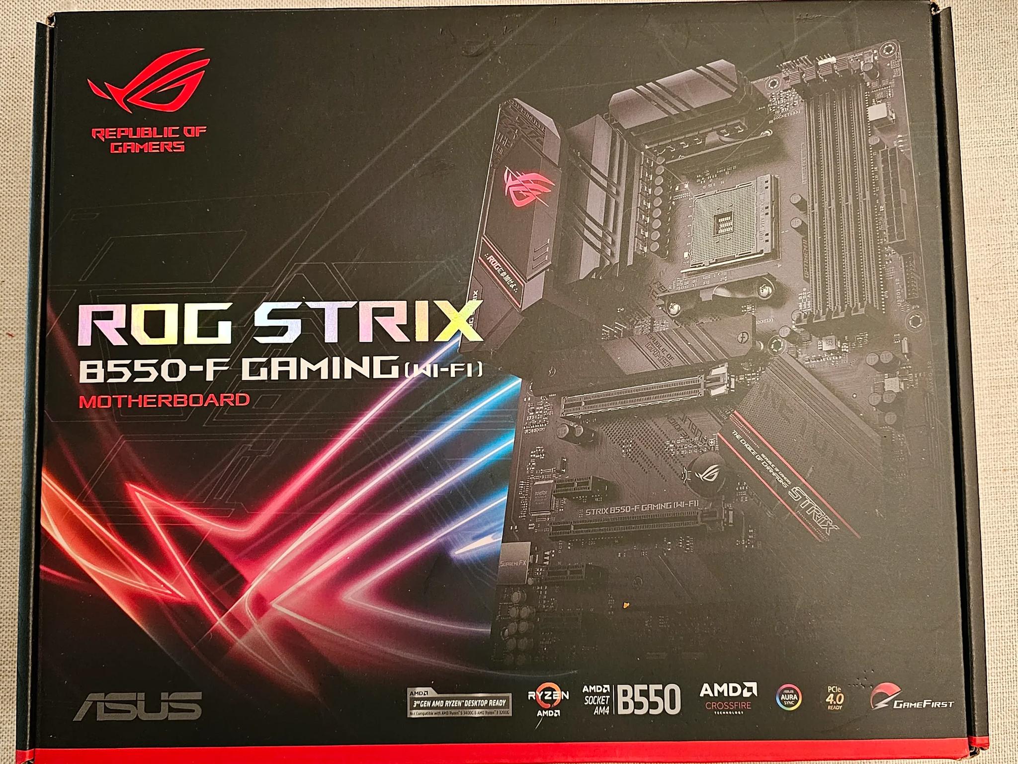 Ryzen 5600x w/ Asus ROG B550-F Gaming WIFI MOBO+32GB DDR4 3600 RAM+Hyper 212 EVO RGB Cooler+500G SSD