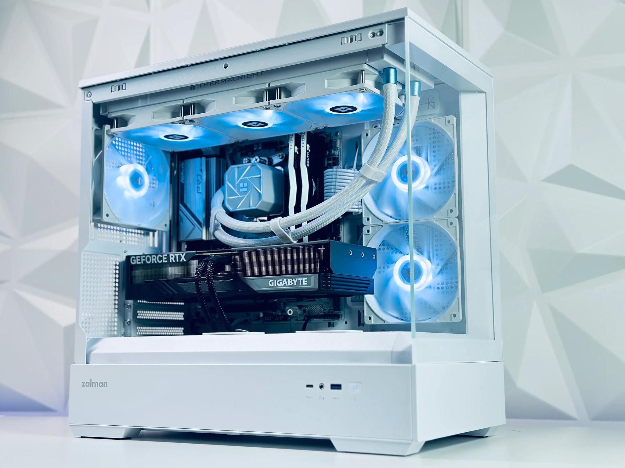 ☃️🌨️Liquid Cooled Gaming PC❄️Nvidia RTX 4070 12GB❄️AMD Ryzen 7 5800X 8 core❄️32GB DDR4❄️1TB NVME