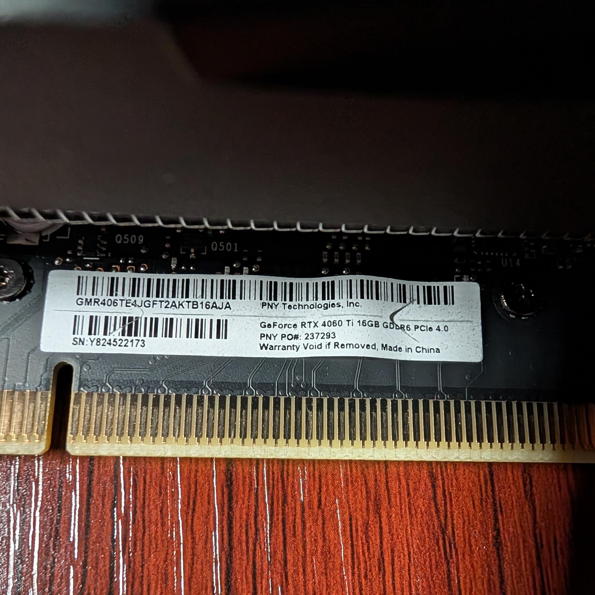 PNY VERTO GeForce RTX 4060 Ti 16GB