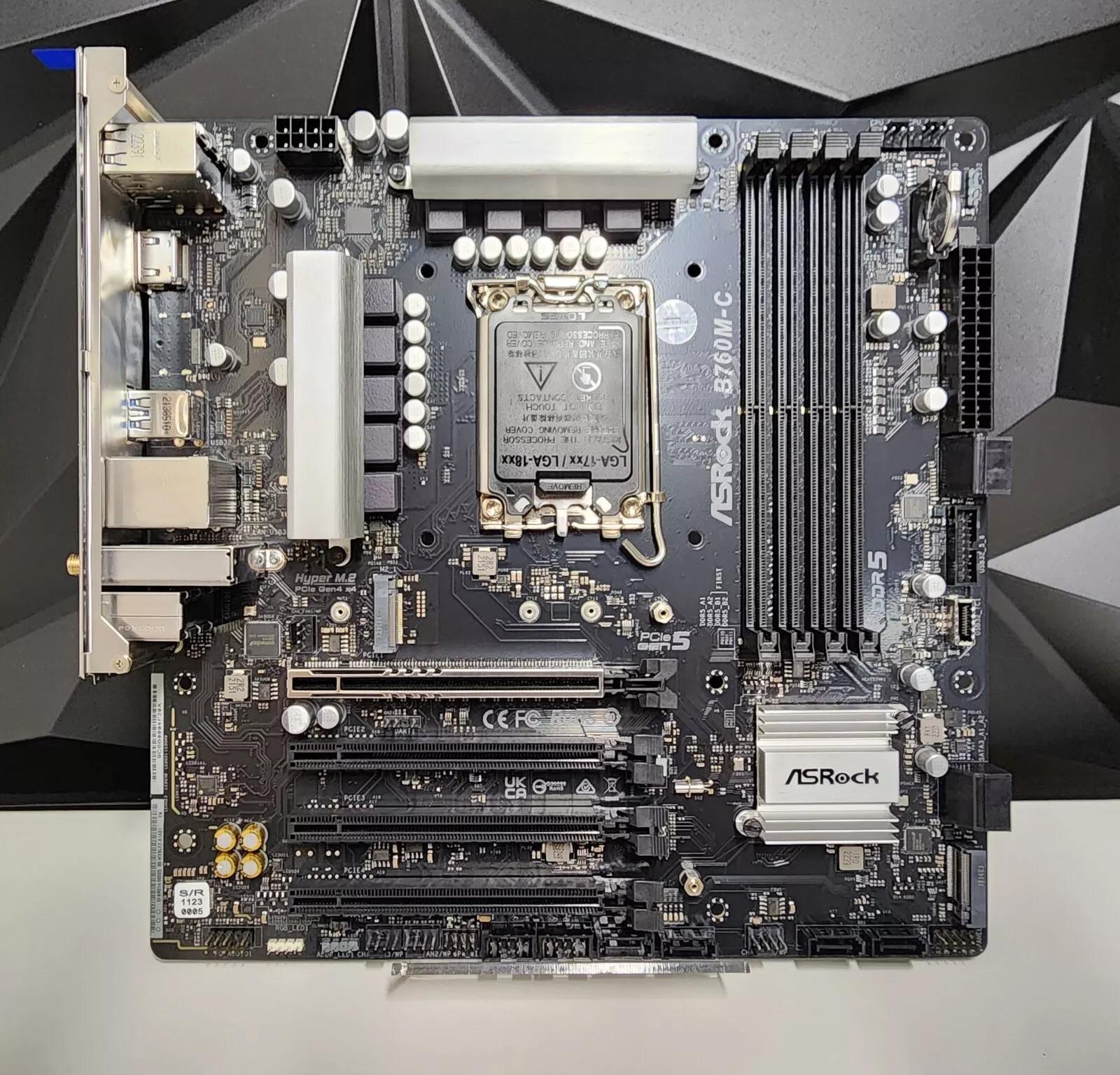 UPDATED BIOS ASROCK B760M-C WIFI DDR5 MATX MOTHERBOARD