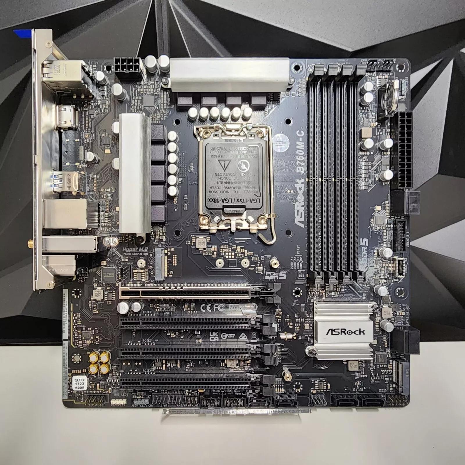 UPDATED BIOS ASROCK B760M-C WIFI DDR5 MATX MOTHERBOARD