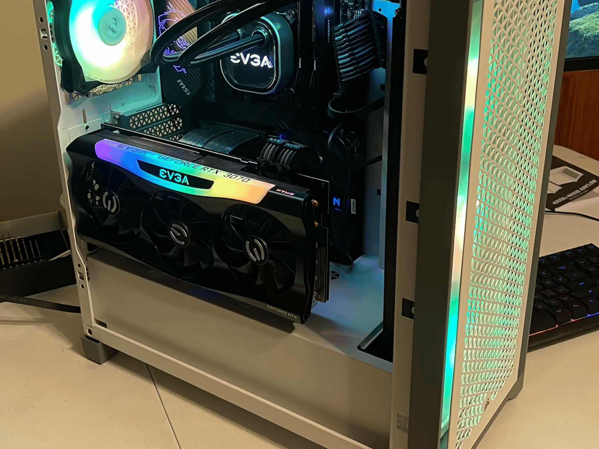 Corsair 4000D intel 12600k, EVGA RTX3070 FTW3