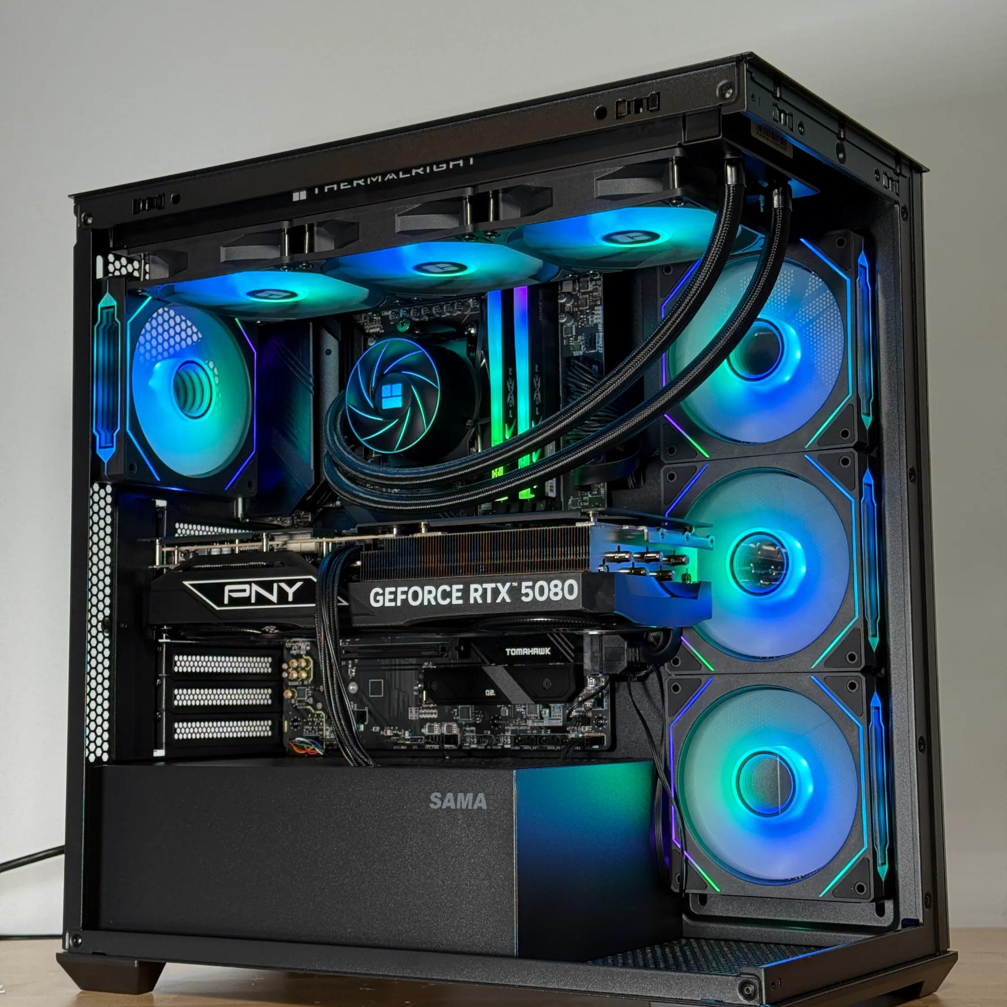 RTX 5080 Ryzen 9 9900x Gaming PC
