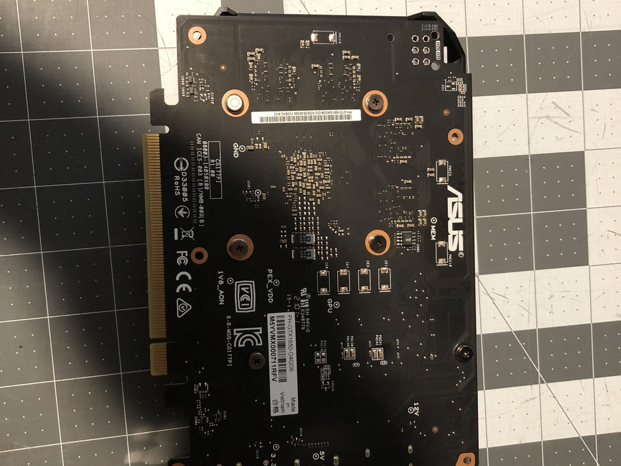 Asus Phoenix Geforce GTX 1650 GDDR6
